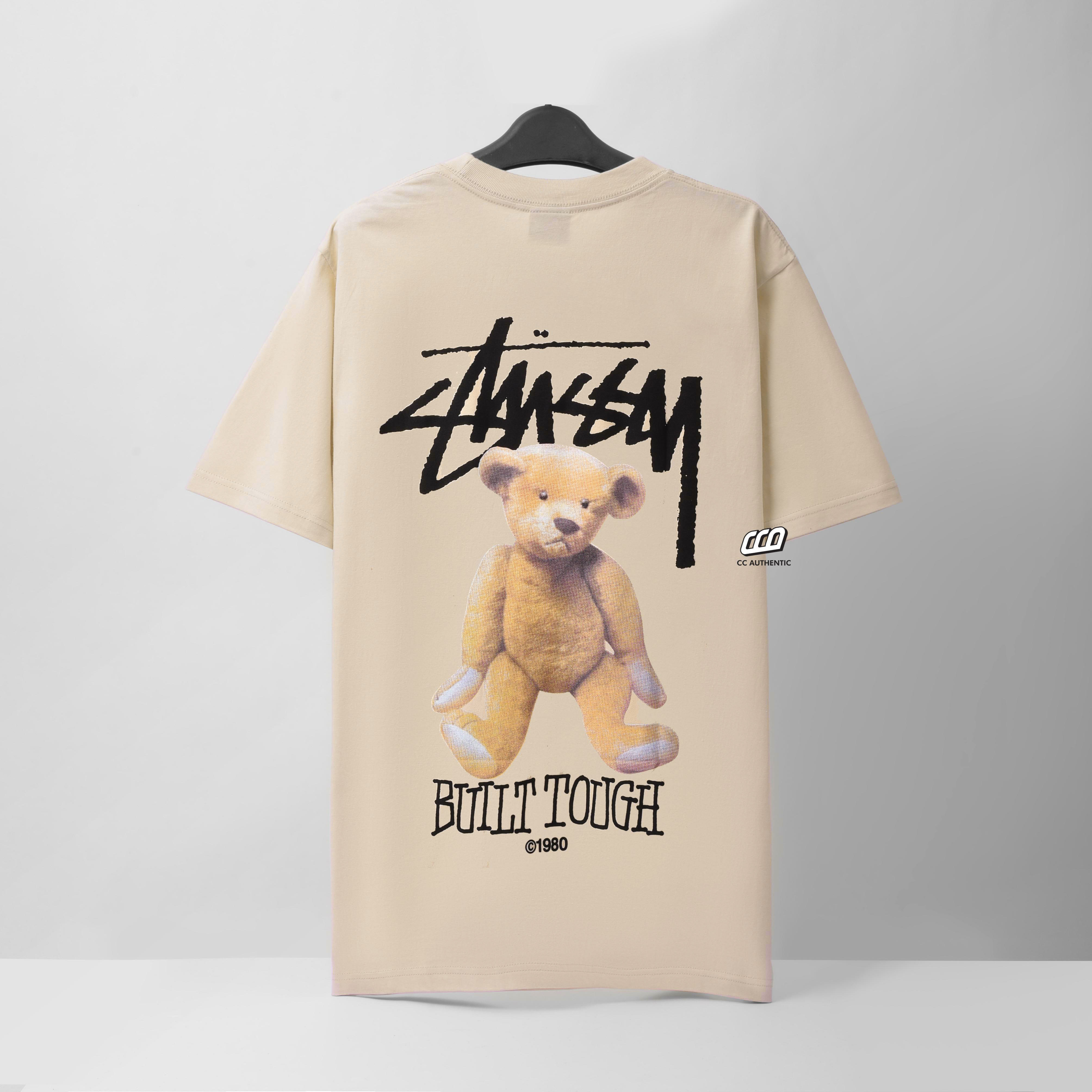 STUSSY BUILT TOUGH T-SHIRT - PUTTY