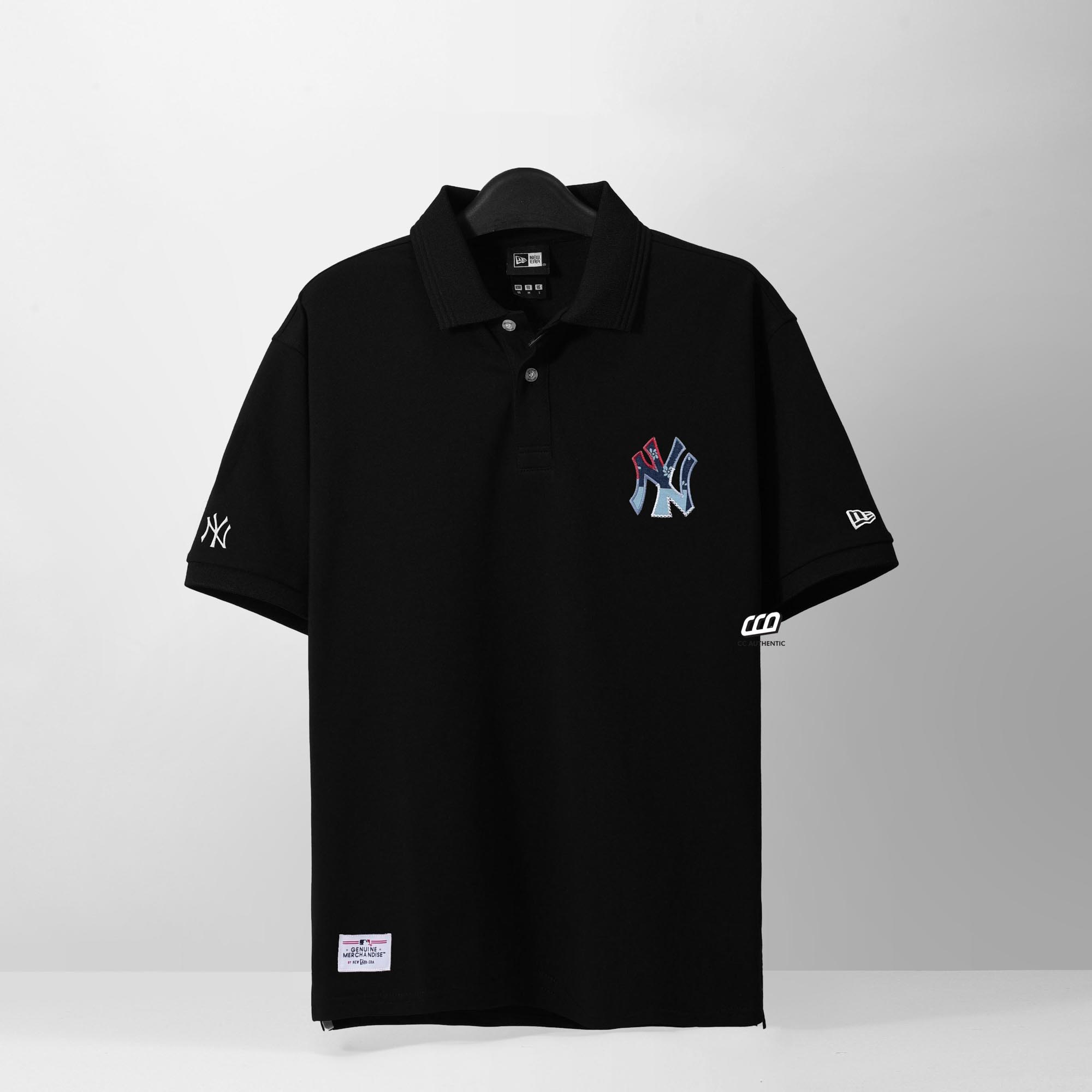 NEW ERA SKABO POLO SHIRT - BLACK