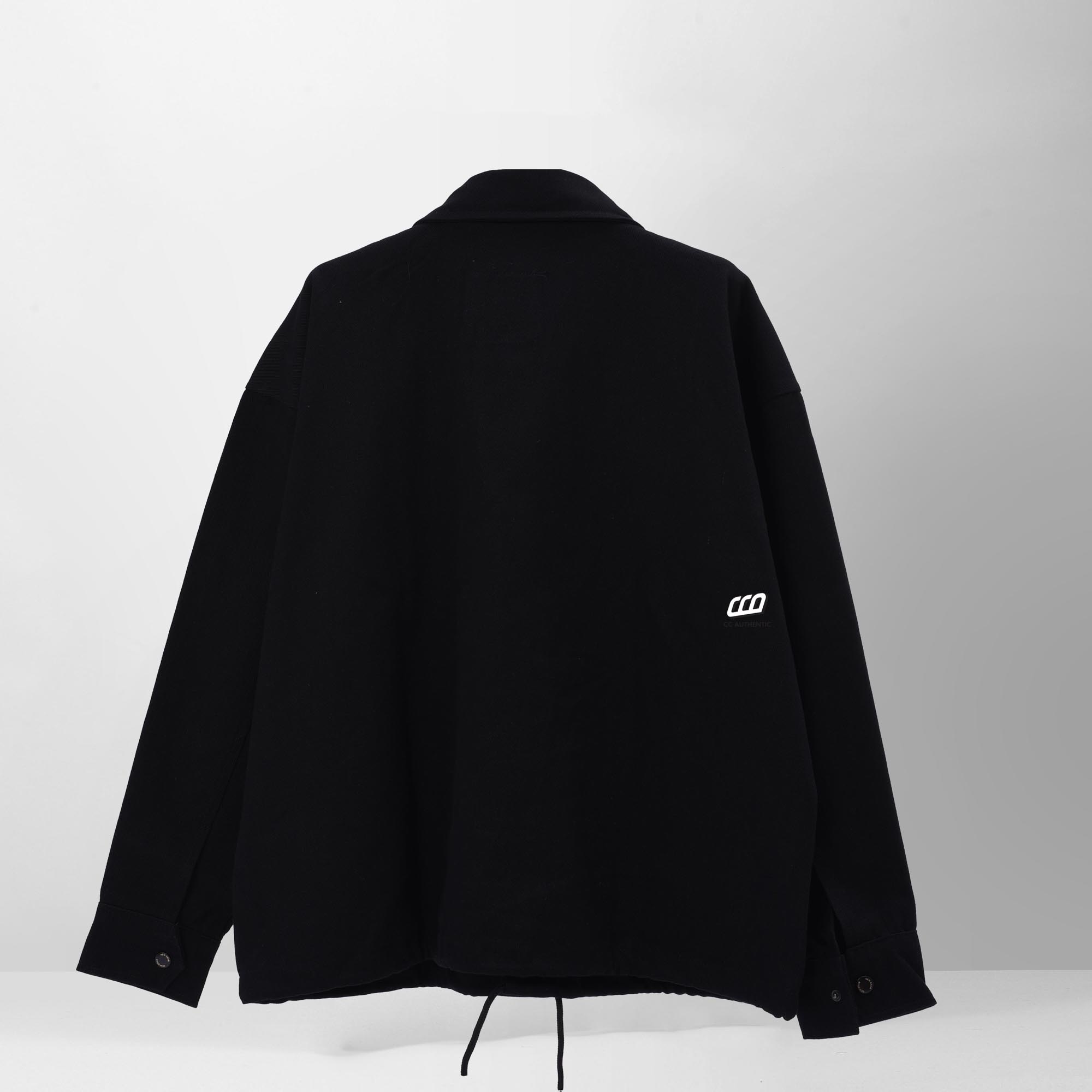 NEW ERA COACH JK41 BASIC LOGO JACKET - BLACK