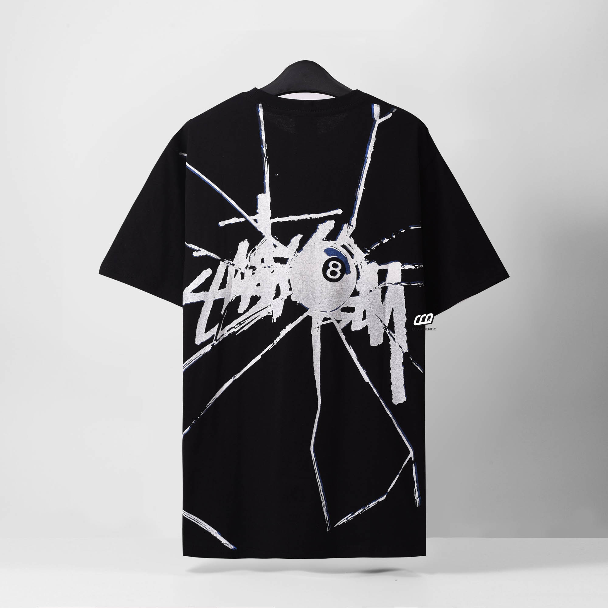 STUSSY SHATTERED T-SHIRT - BLACK