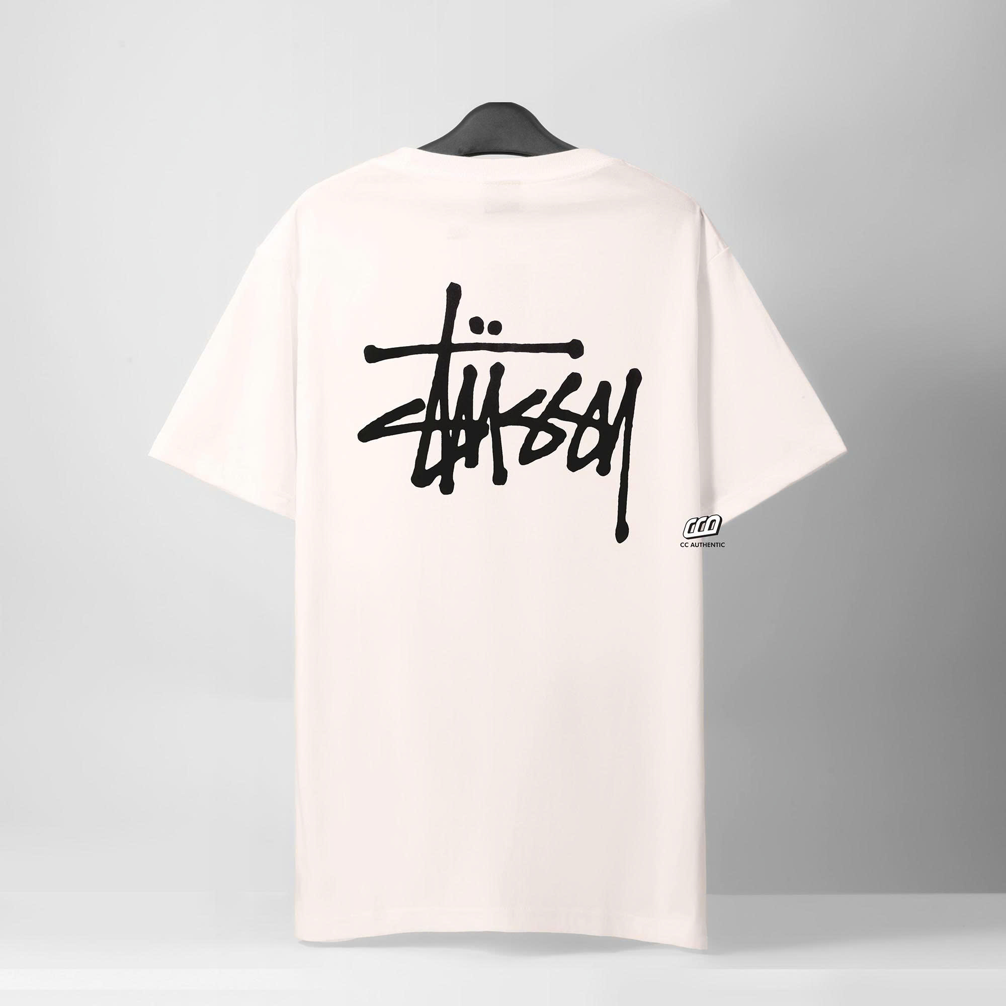 STUSSY BASIC TSHIRT - NATURAL