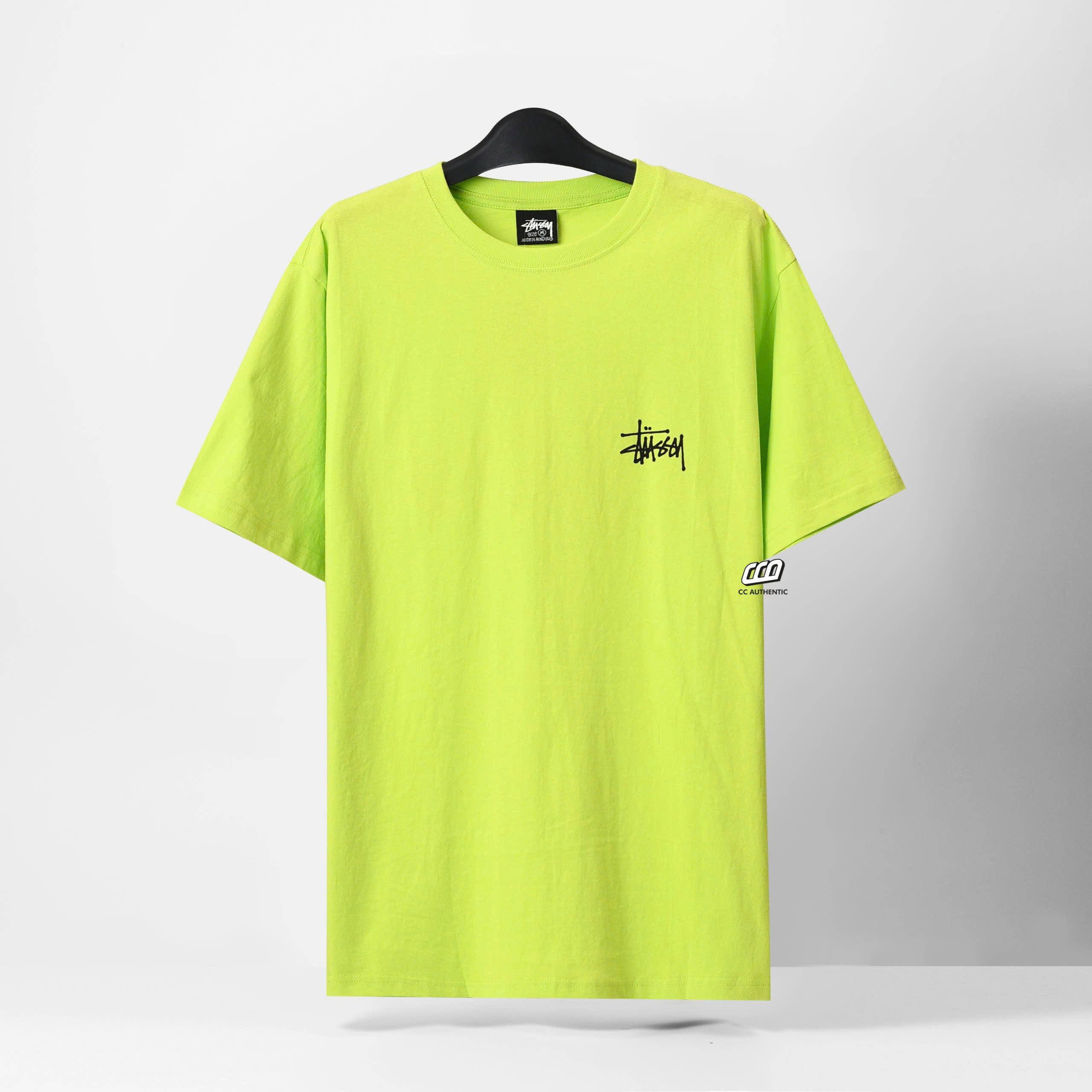 STUSSY BASIC TSHIRT - KEYLIME