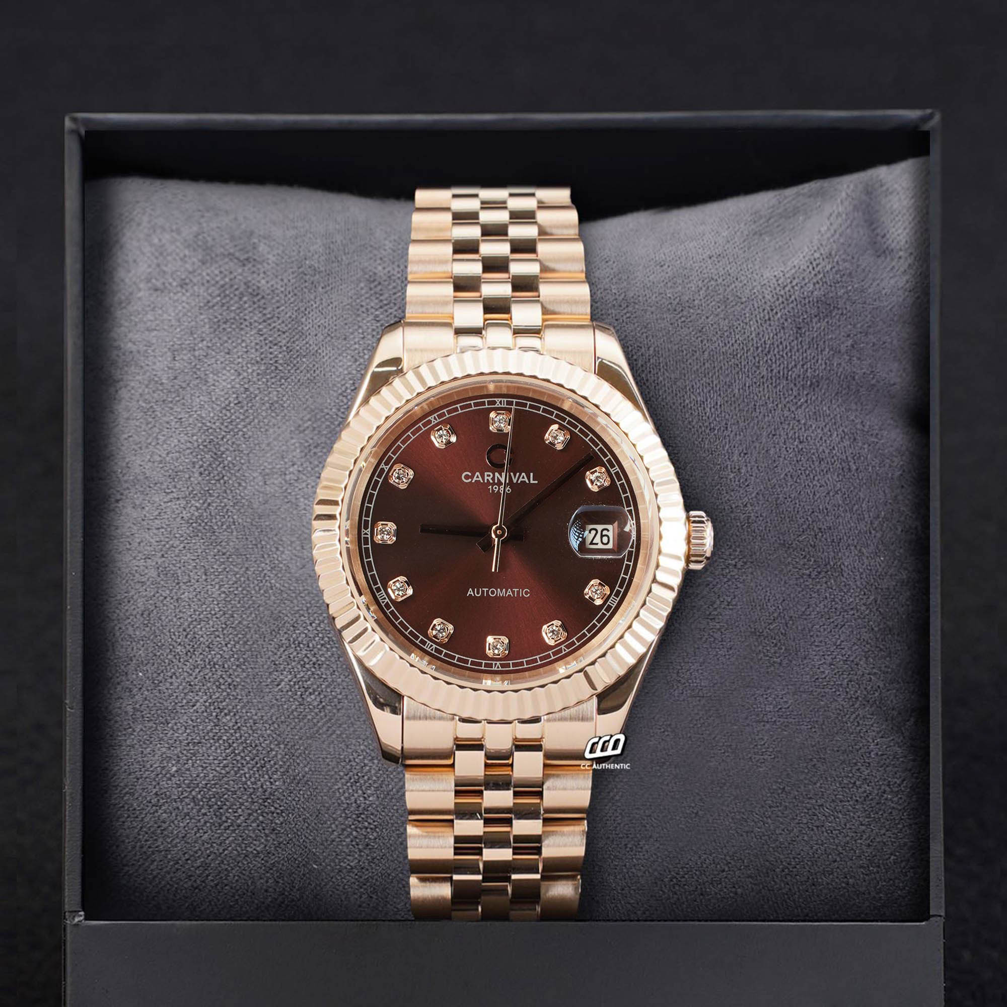 ĐỒNG HỒ NAM CARNIVAL 8250G VH N AUTOMATIC 38MM