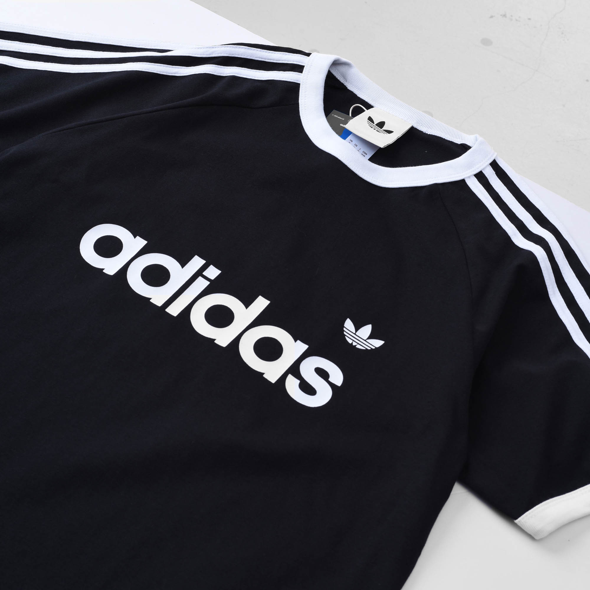 ADIDAS RINGER T-SHIRT - BLACK