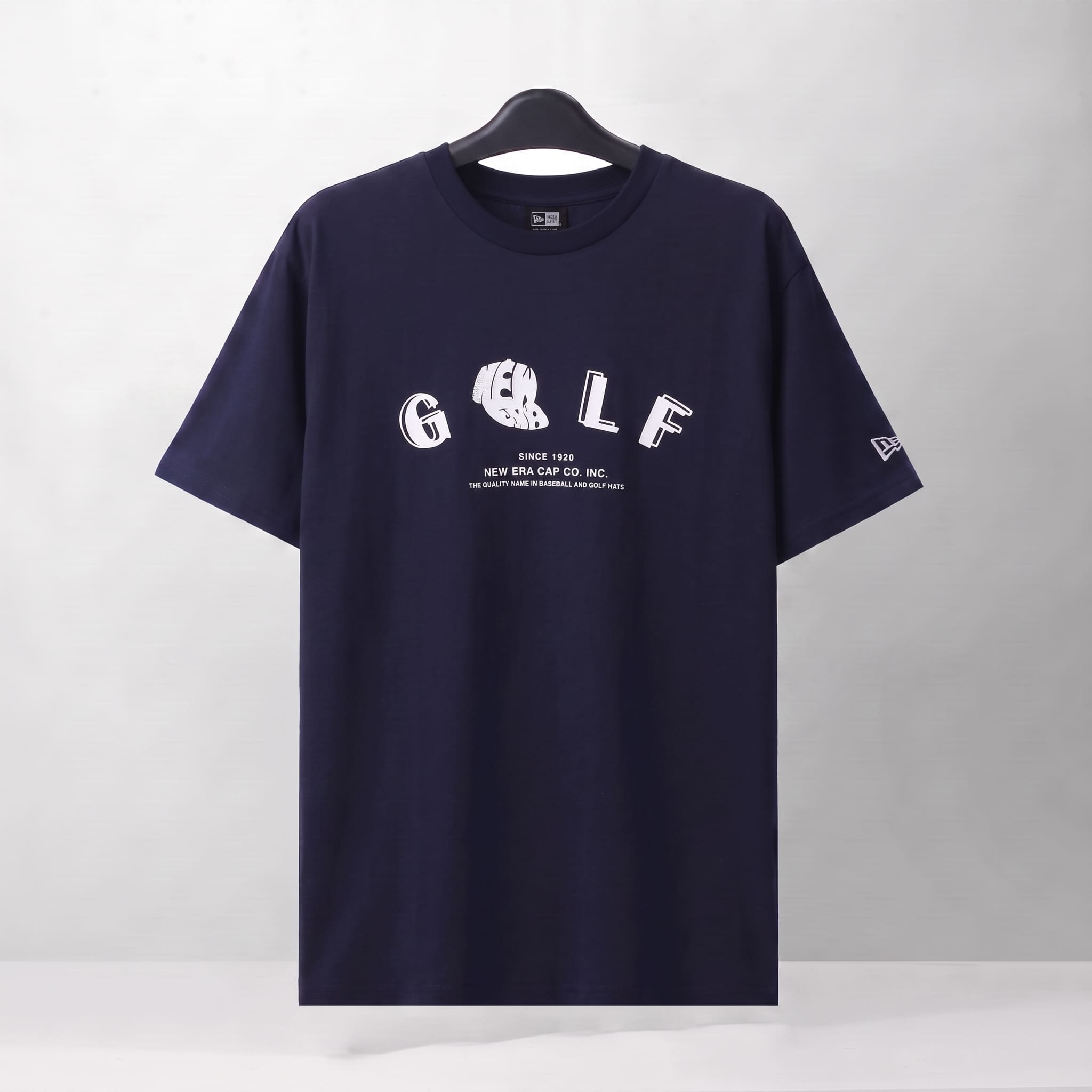 NEW ERA GOLF T-SHIRT - NAVY