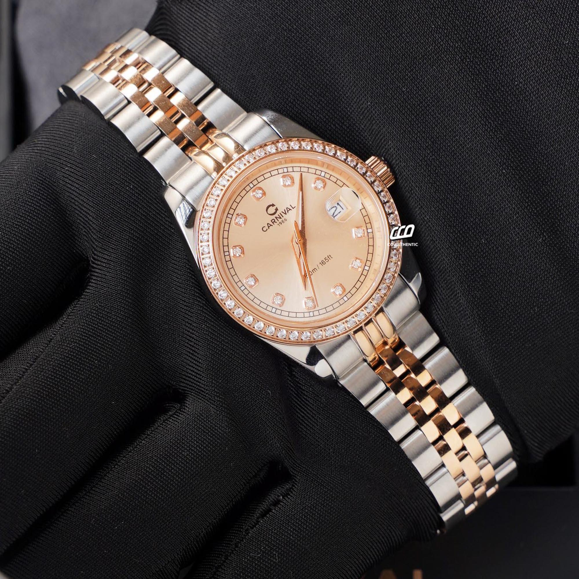 ĐỒNG HỒ NỮ CARNIVAL 8131L2 CH NN QUAZT 32MM