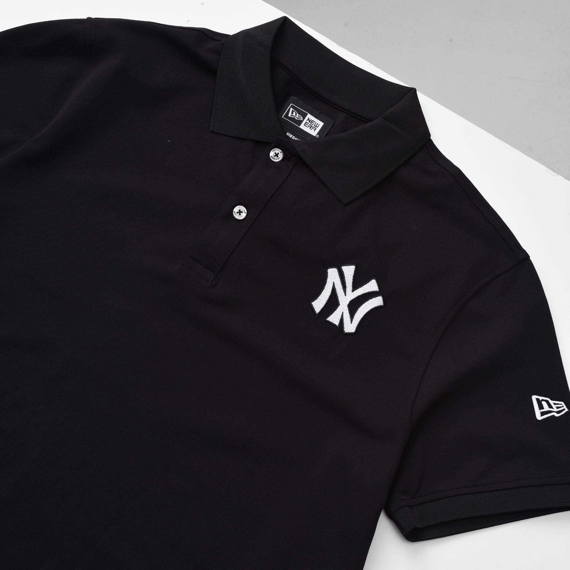 NEW ERA AP NY POLO SHIRT - BLACK