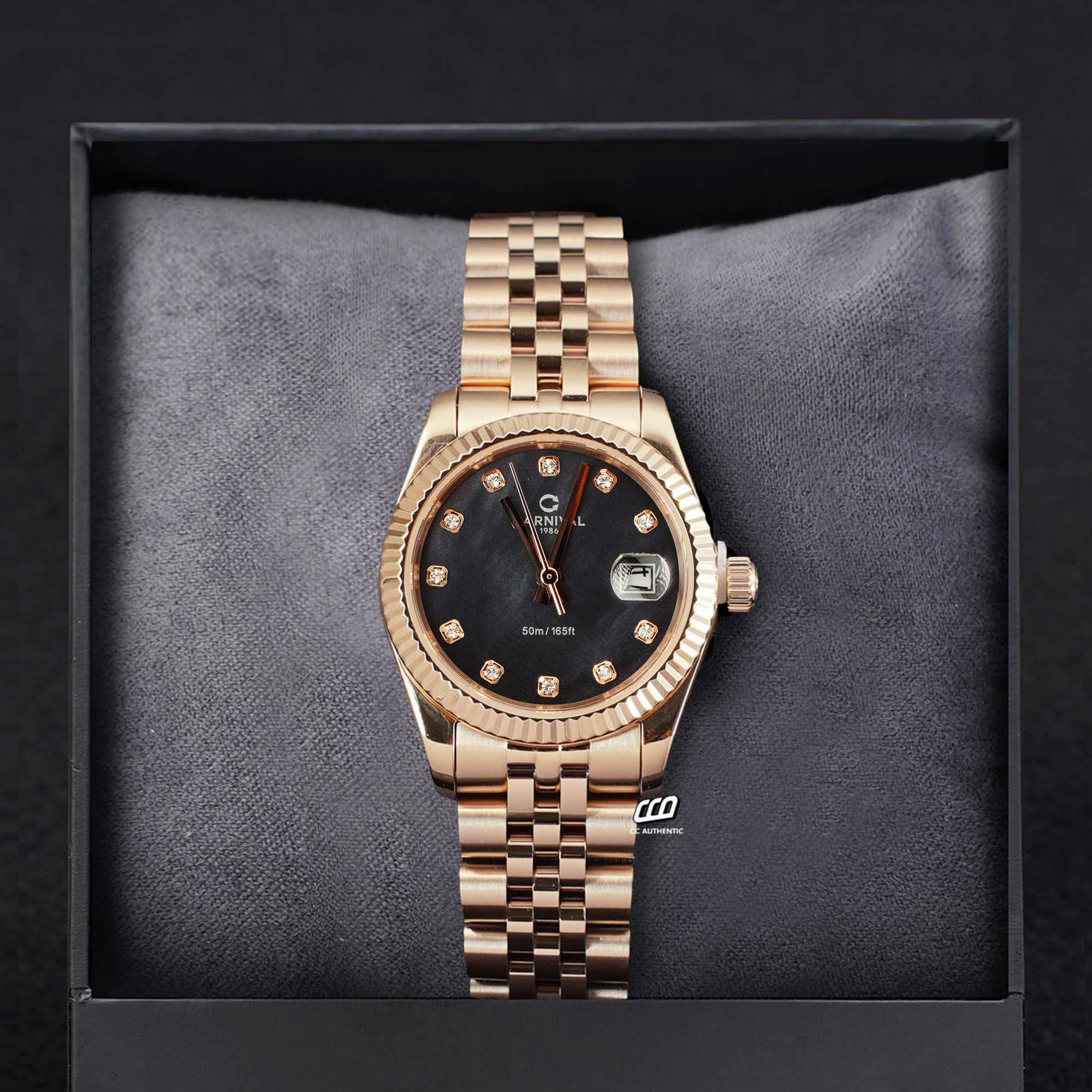 ĐỒNG HỒ NỮ CARNIVAL 8250L VH DK QUARTZ 32MM