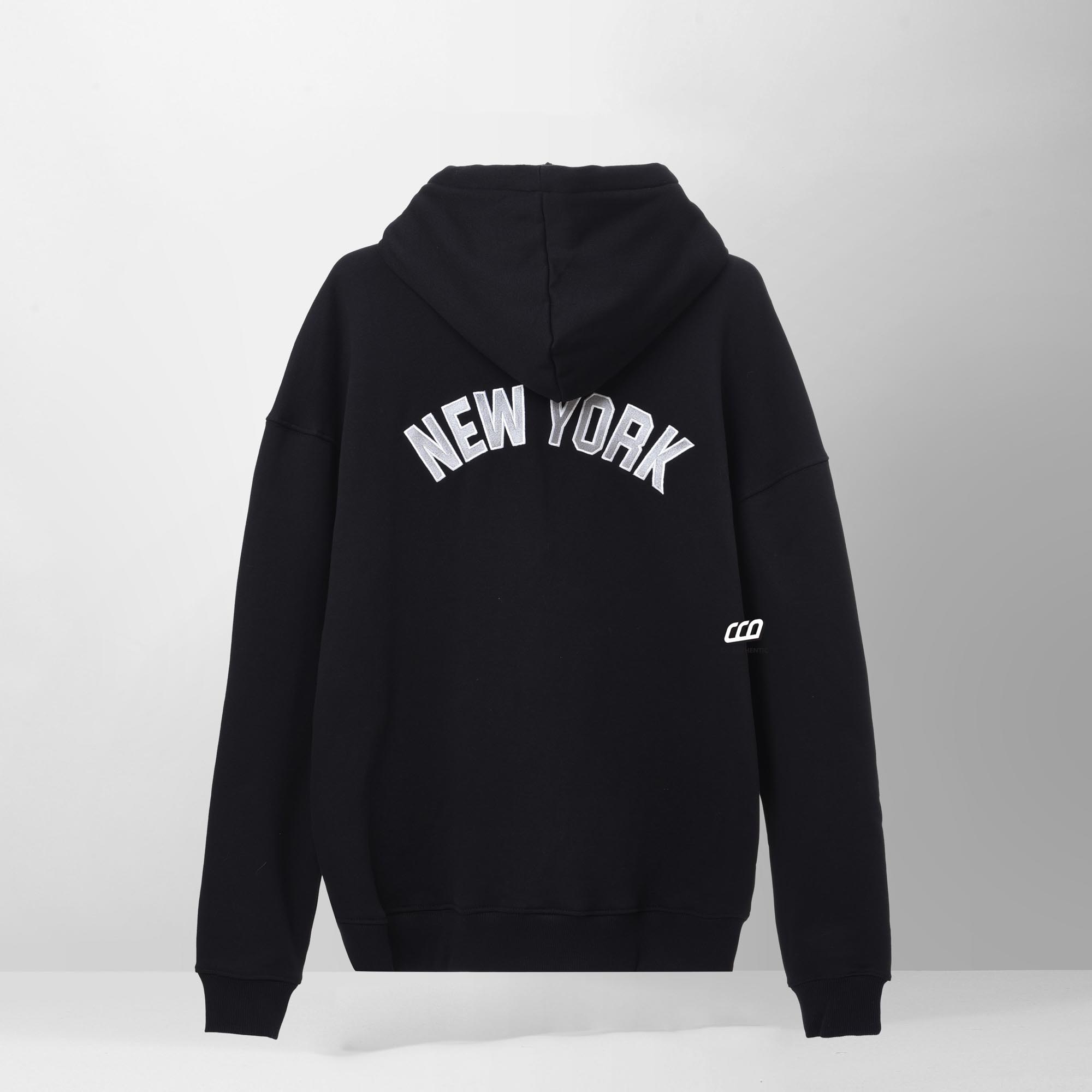 NEW ERA NEW YORK YK ZIP HOODIE - BLACK