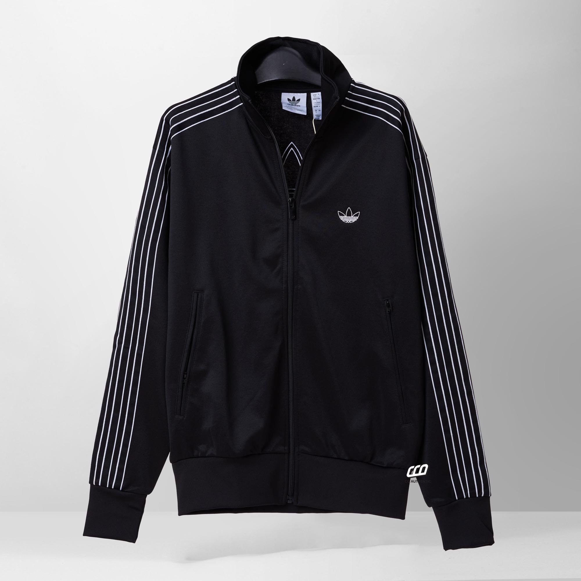 ADIDAS OUTLINED JACKET - BLACK