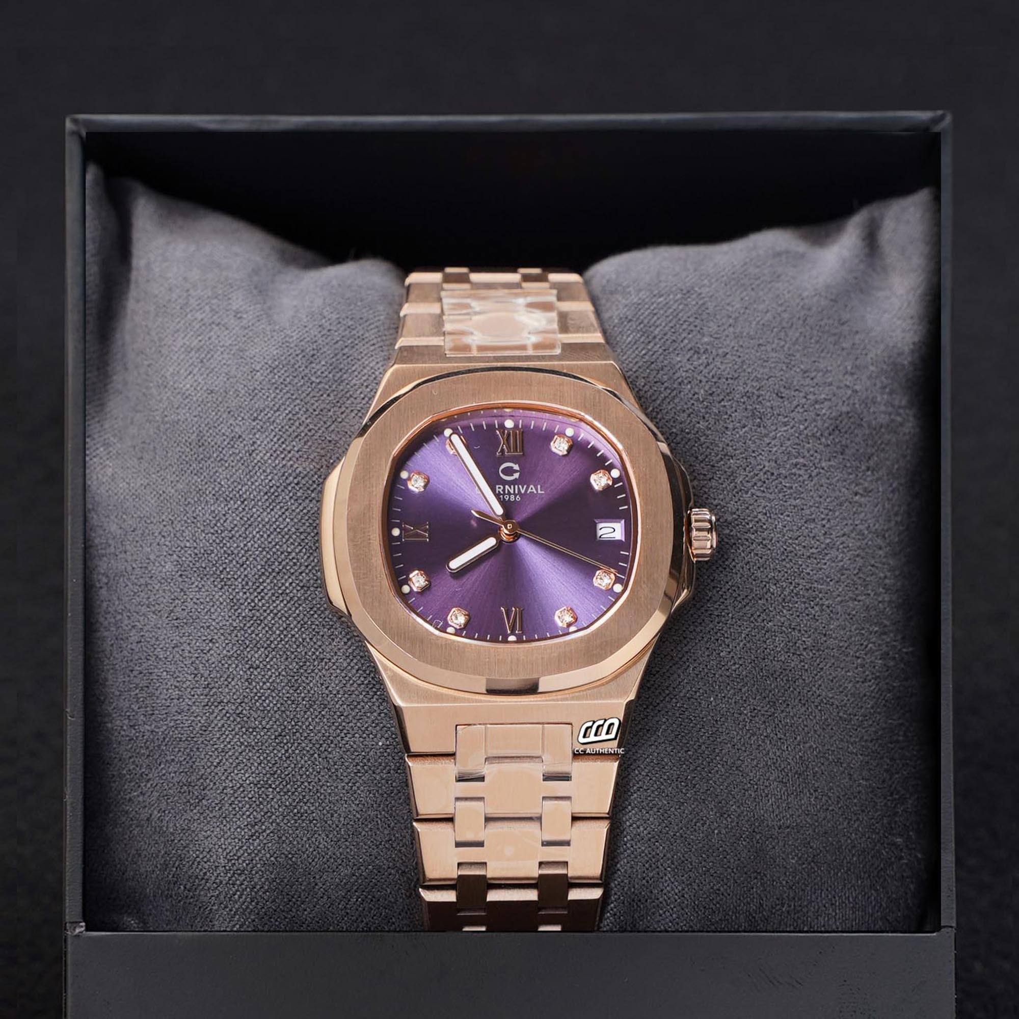 ĐỒNG HỒ NỮ CARNIVAL 8160L VH TIM QUAZT 34MM
