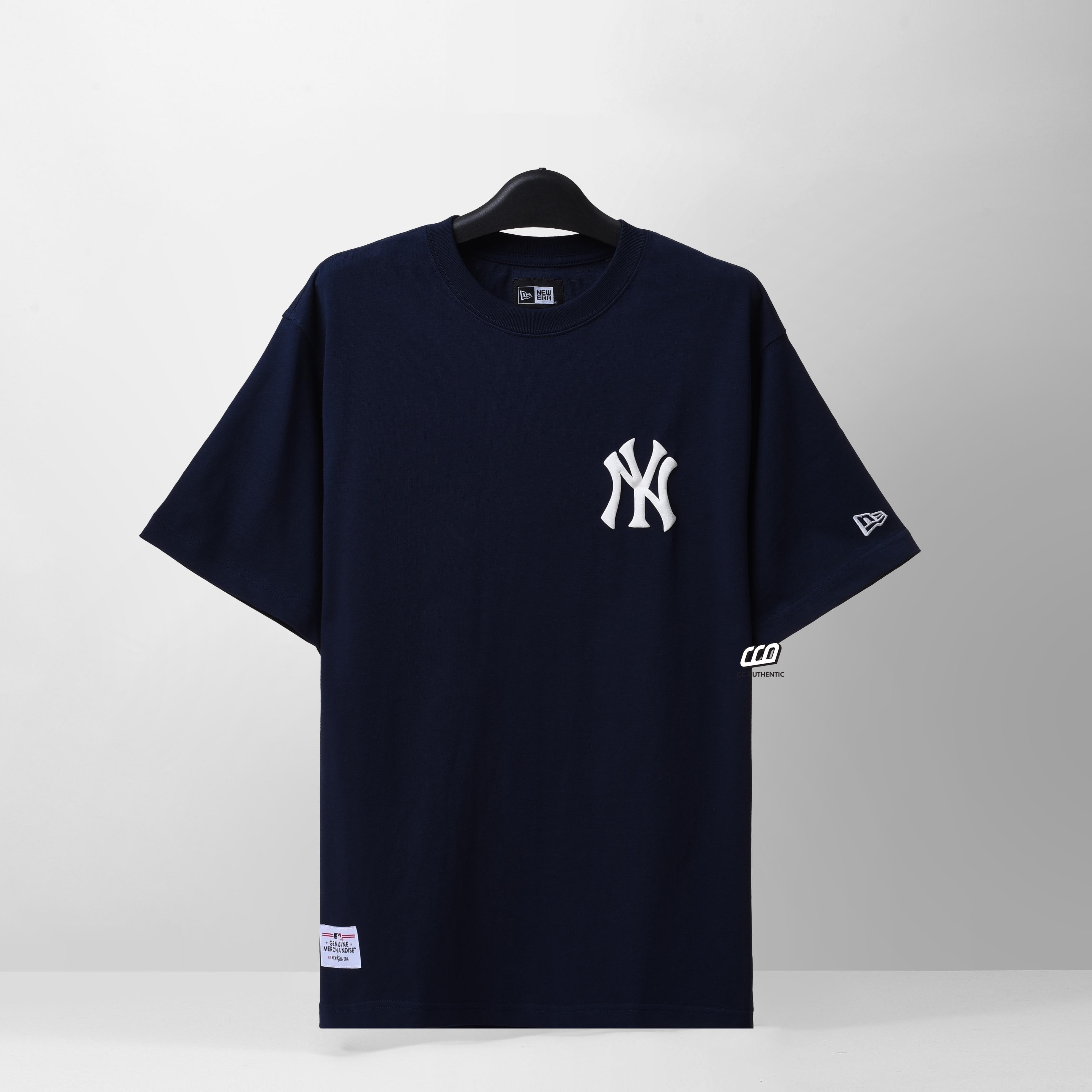 NEW ERA NYYK FLOWERS T-SHIRT - NAVY