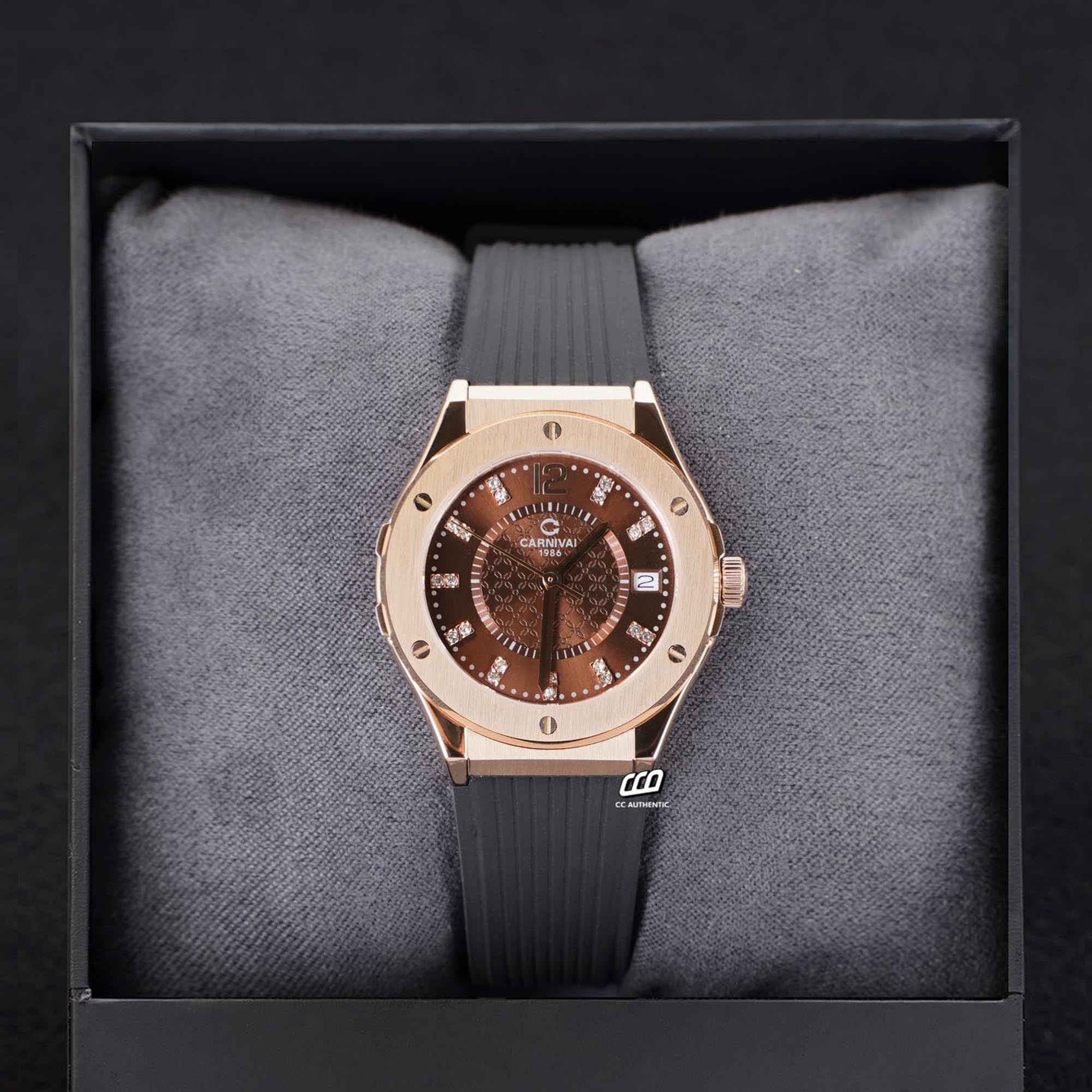 ĐỒNG HỒ NỮ CARNIVAL 8173L VH DCS N QUAZT 34MM
