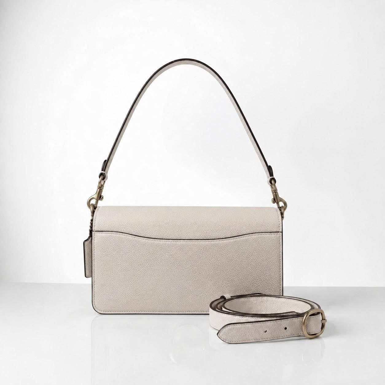 COACH TABBY 26 SHOULDER BAG - WHITE