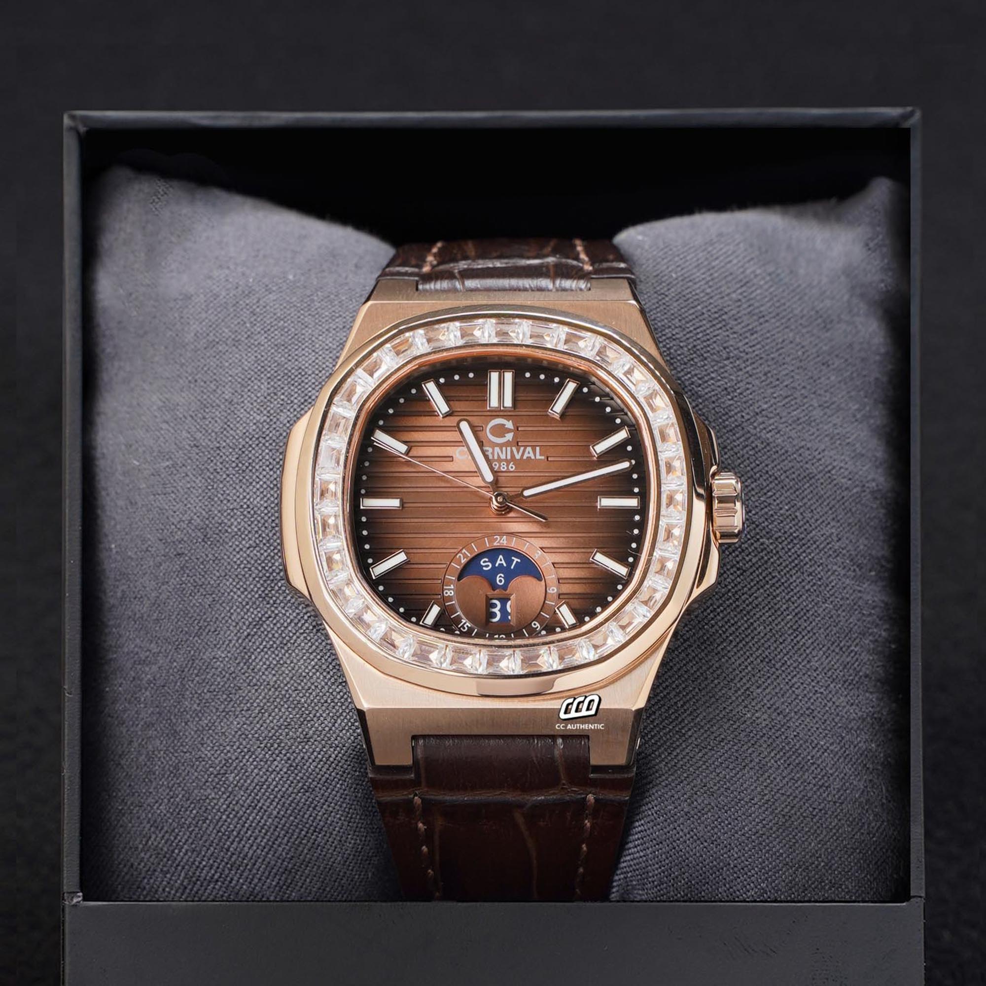ĐỒNG HỒ NAM CARNIVAL 8110G VH DD N AUTOMATIC 40MM
