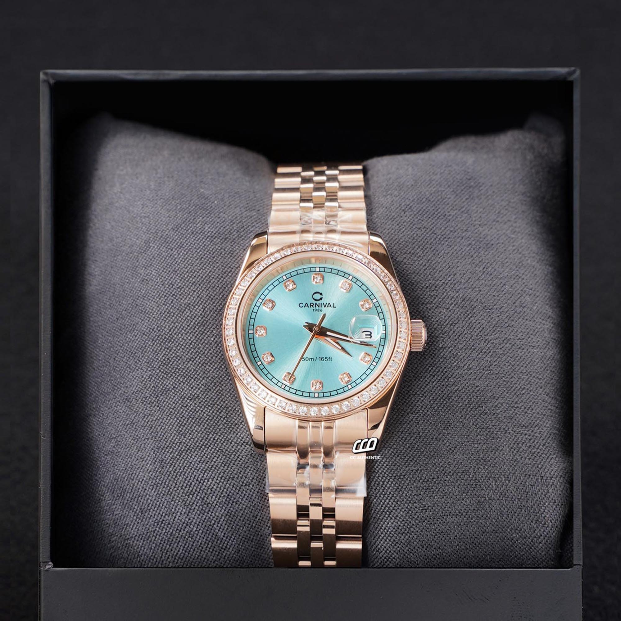 ĐỒNG HỒ NỮ CARNIVAL 8131L2 VH XT QUAZT 32MM