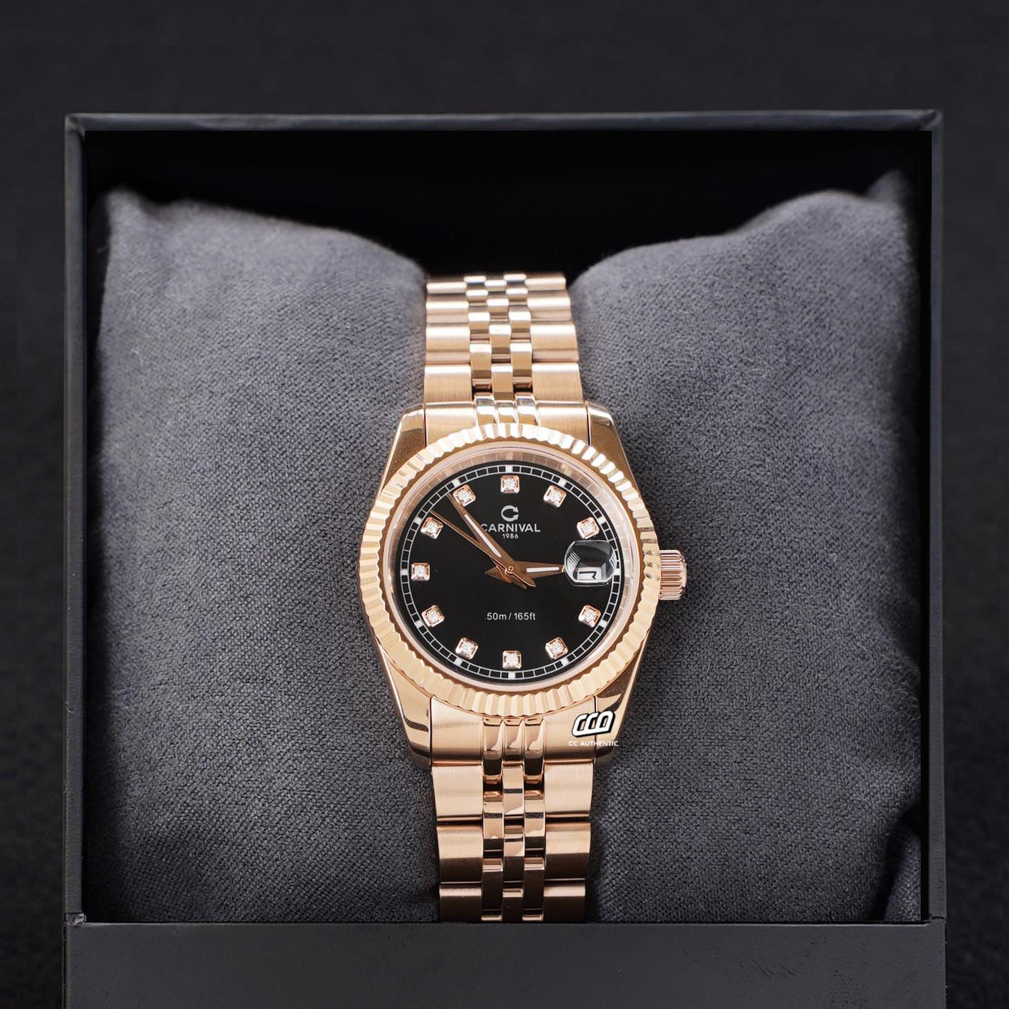 ĐỒNG HỒ NỮ CARNIVAL 8131L VH D QUAZT 32MM