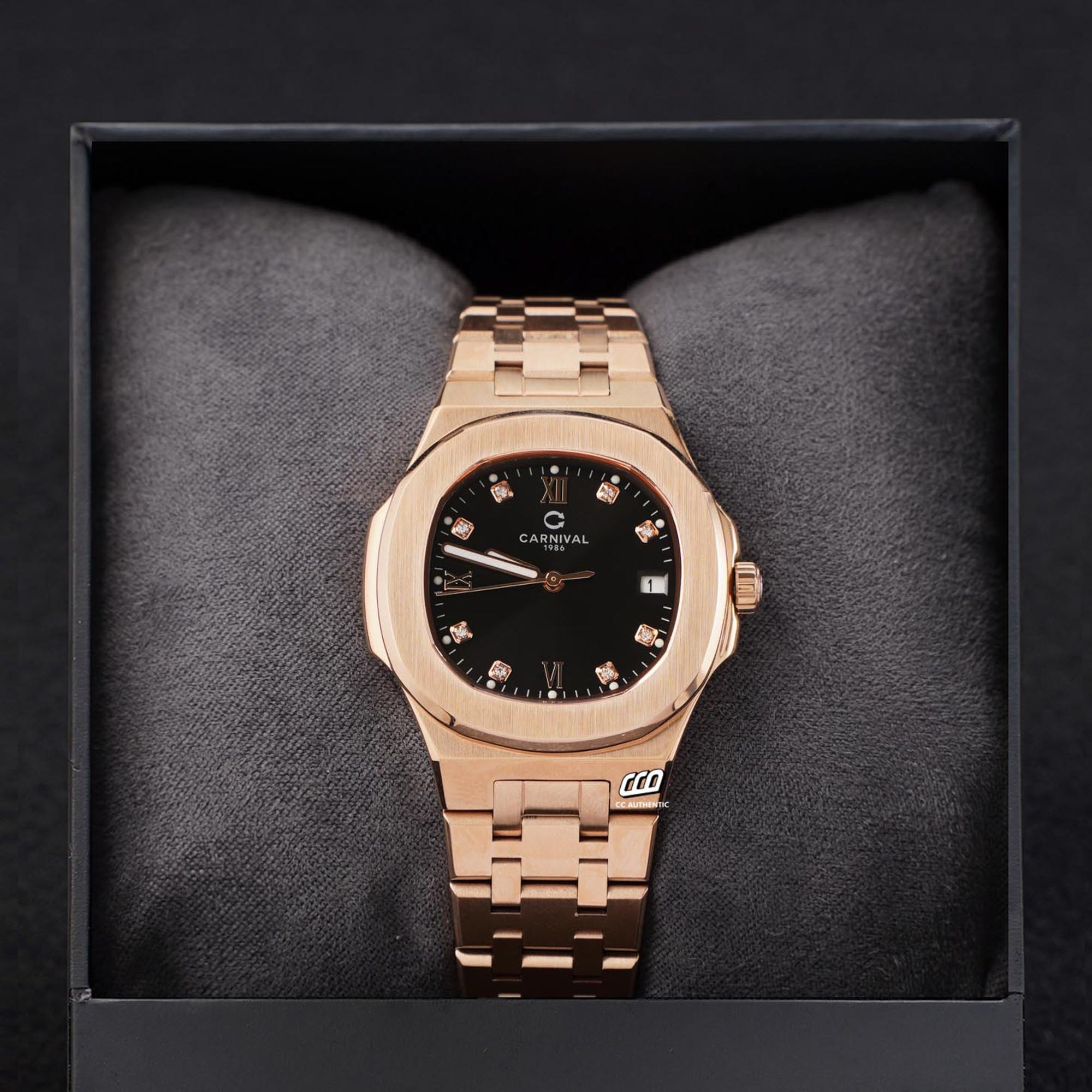 ĐỒNG HỒ NỮ CARNIVAL 8160L VH D QUAZT 34MM