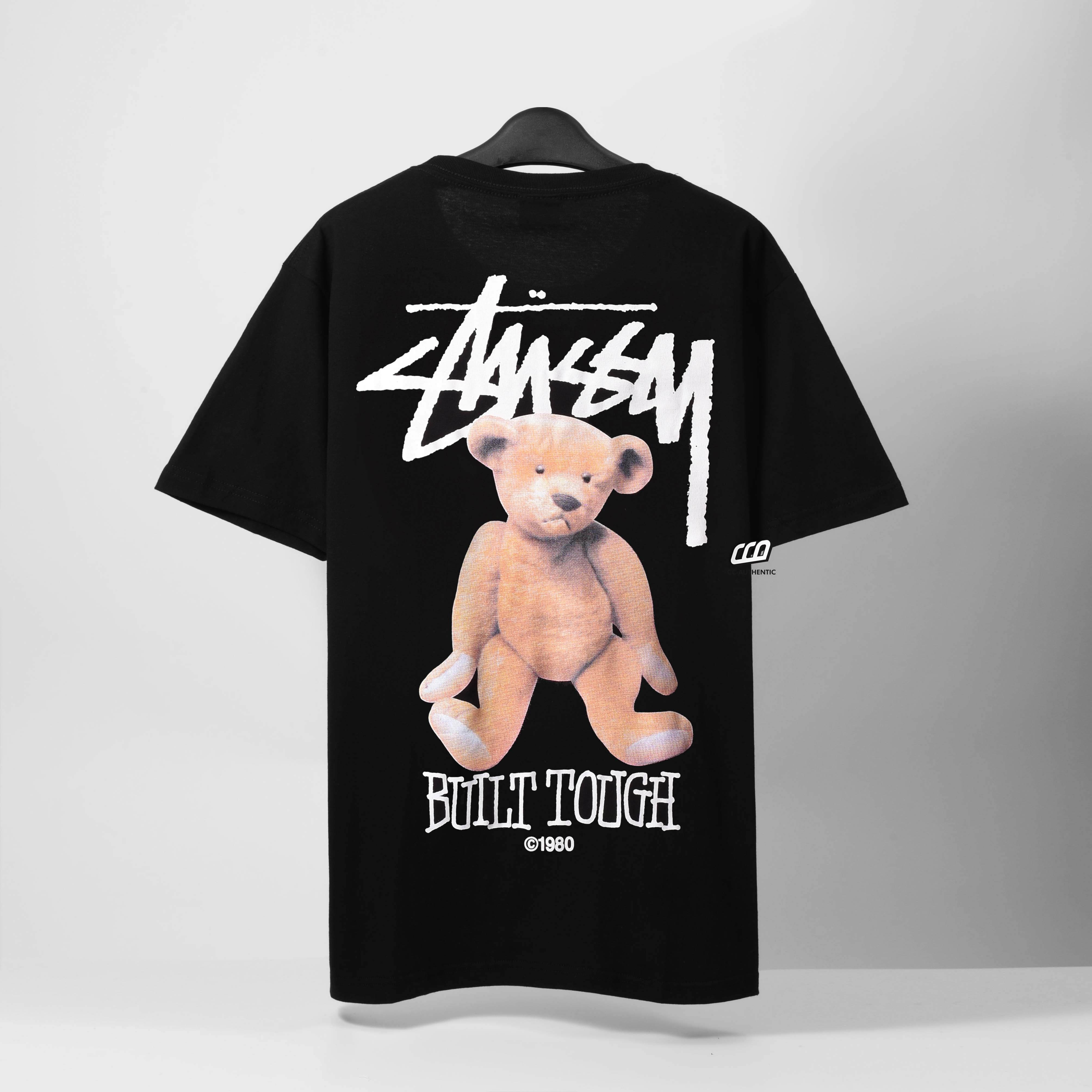 STUSSY BUILT TOUGH T-SHIRT - BLACK