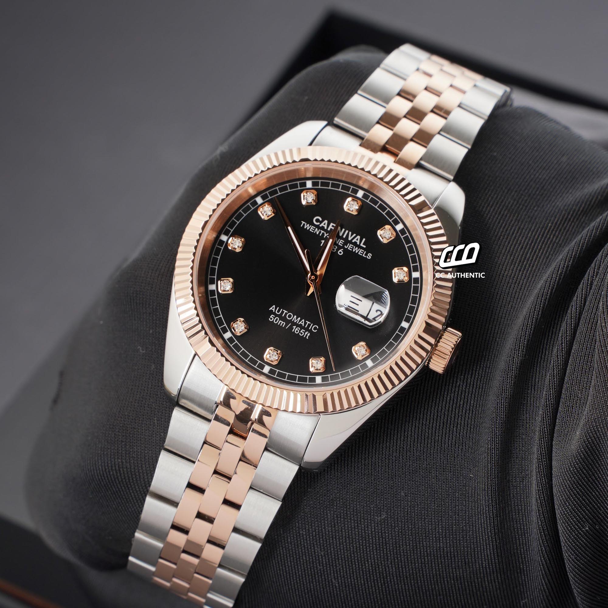 ĐỒNG HỒ NAM CARNIVAL 8131G CH D AUTOMATIC 41MM