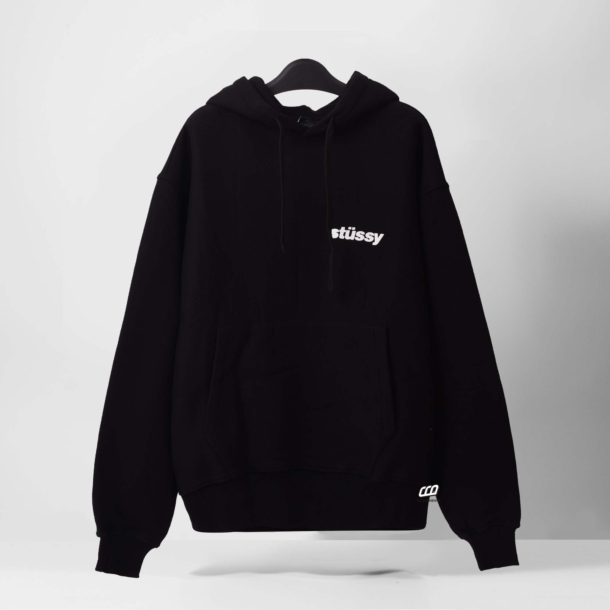 STUSSY POPSICLE HOODIE - BLACK