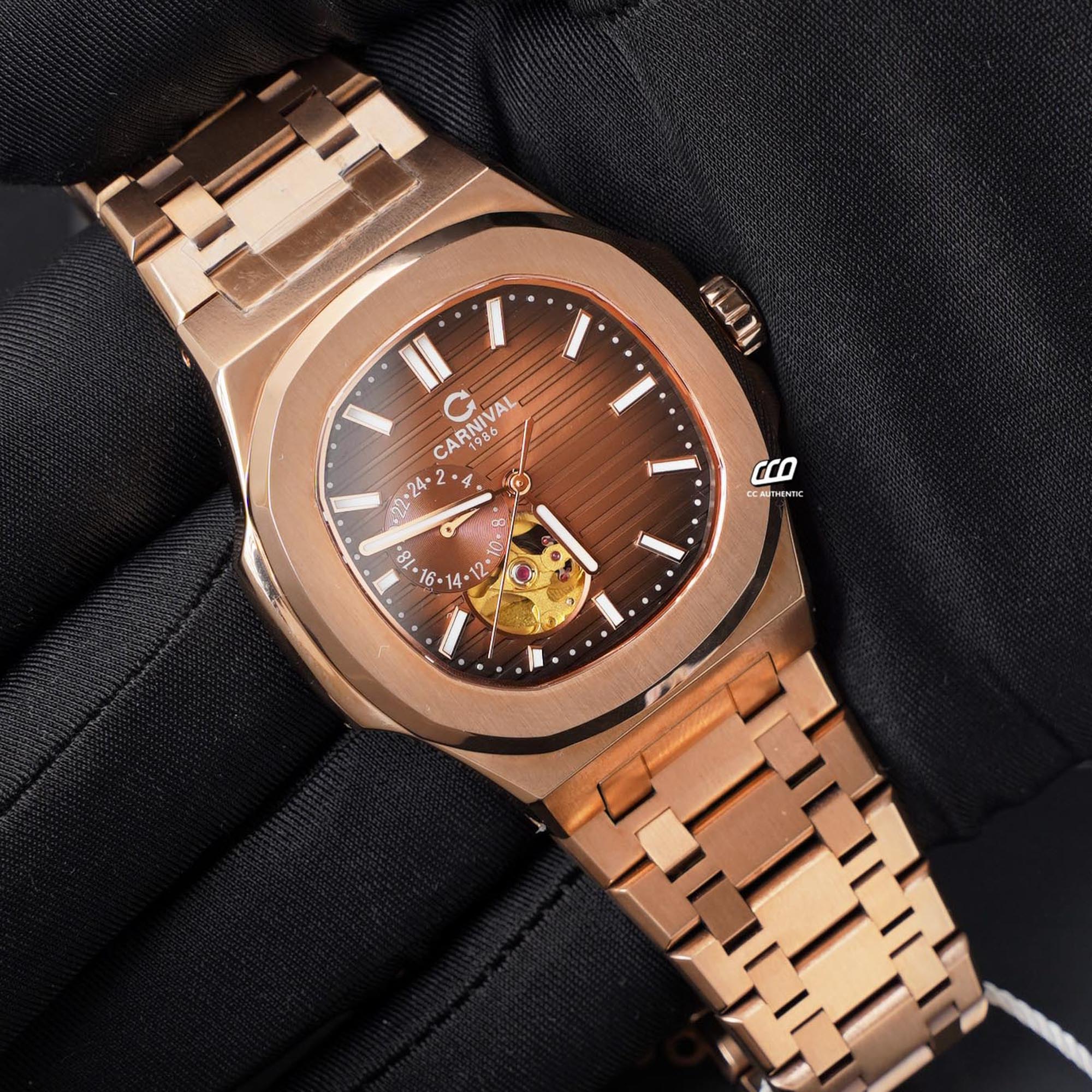 ĐỒNG HỒ NAM CARNIVAL 8159G VH N AUTOMATIC 41MM
