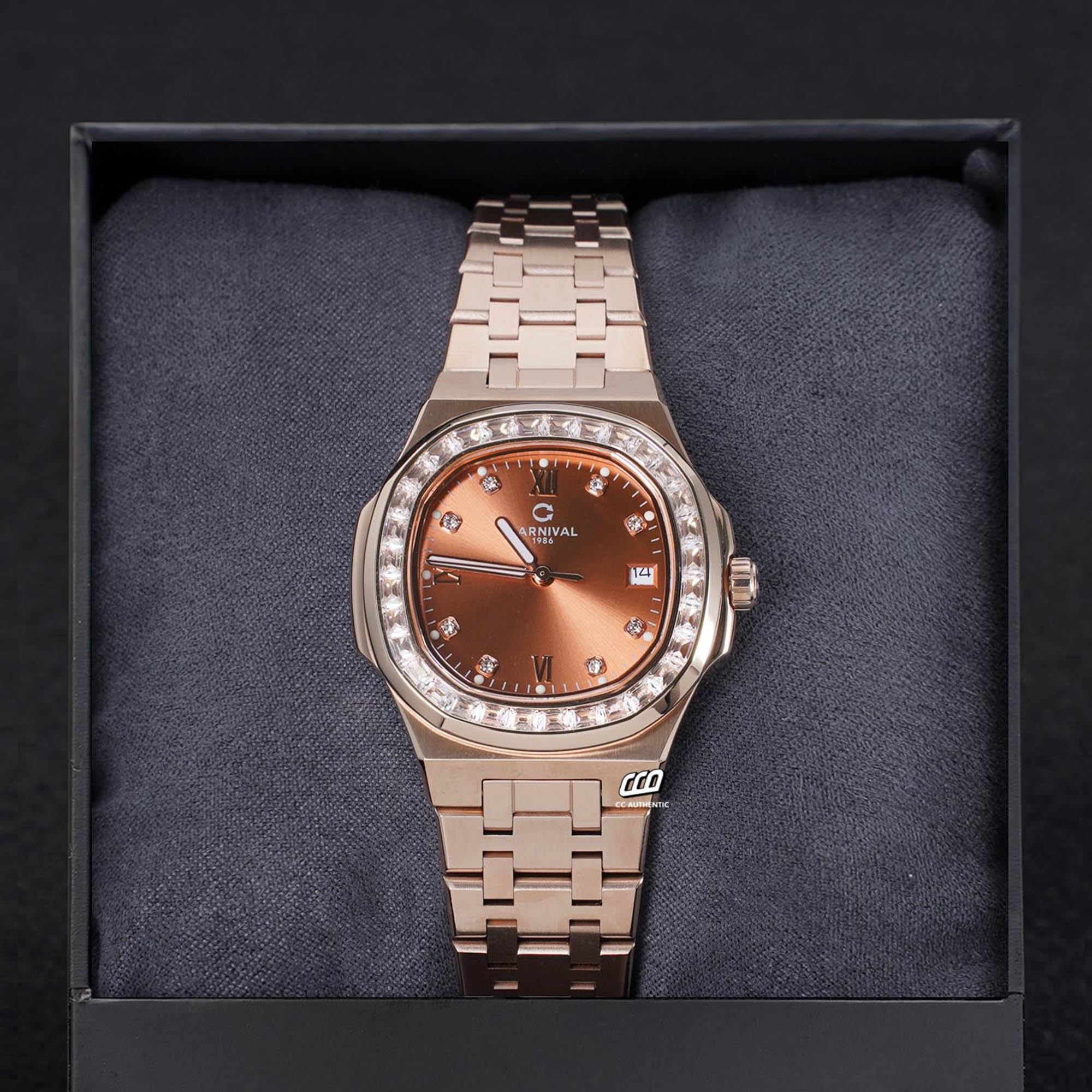 ĐỒNG HỒ NỮ CARNIVAL 8160L2 VH NCH QUAZT 34MM