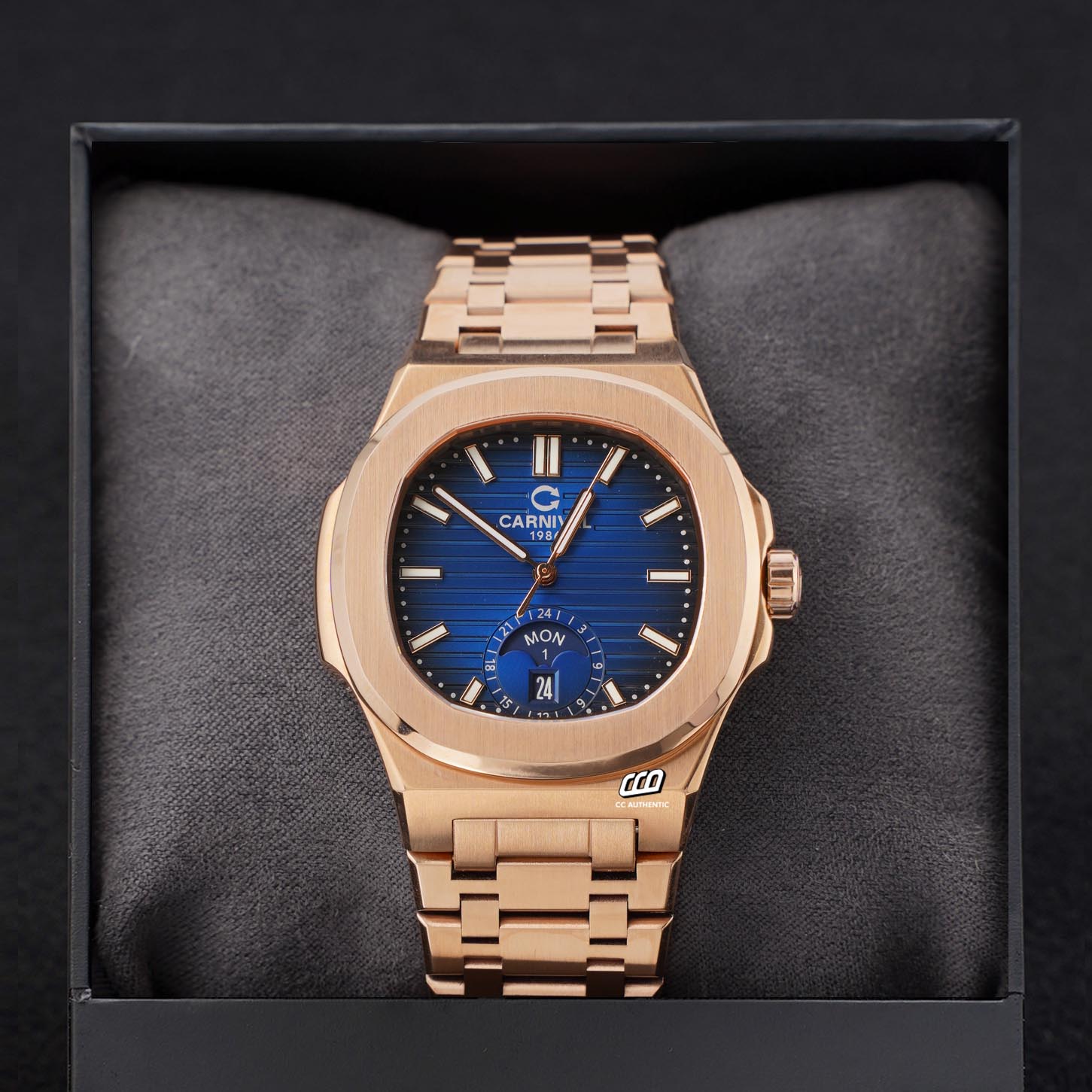ĐỒNG HỒ NAM CARNIVAL 8110G1 VH X AUTOMATIC 41MM