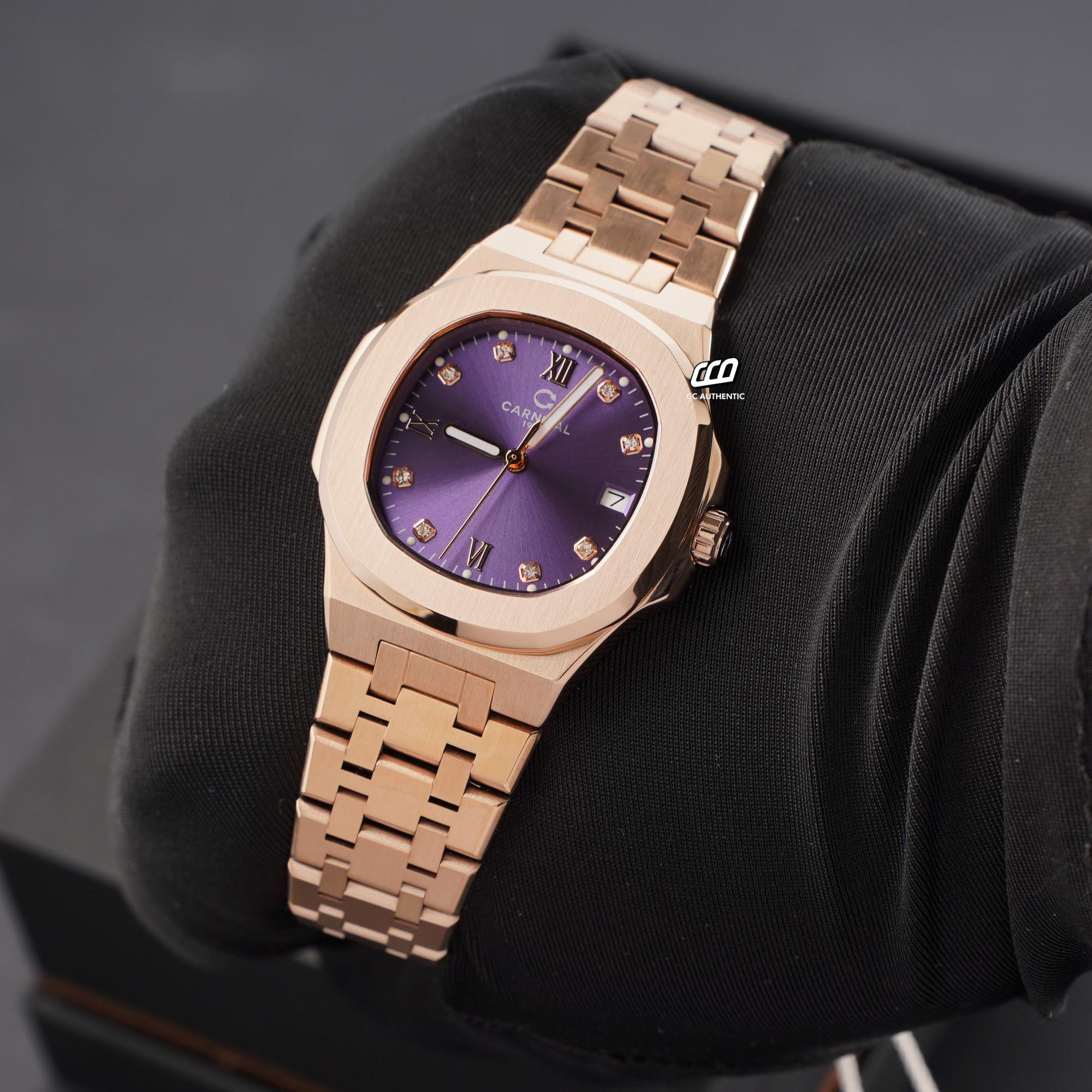 ĐỒNG HỒ NỮ CARNIVAL 8160L VH TIM QUAZT 34MM