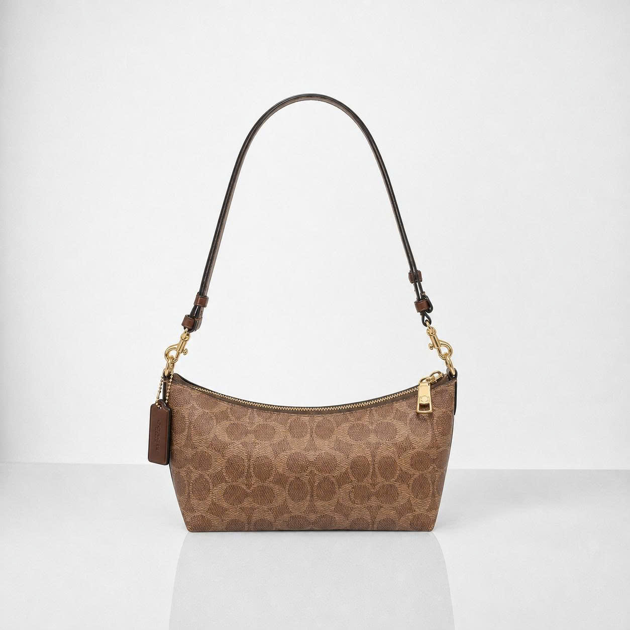COACH CAITLIN SHOULDER BAG - BROWN