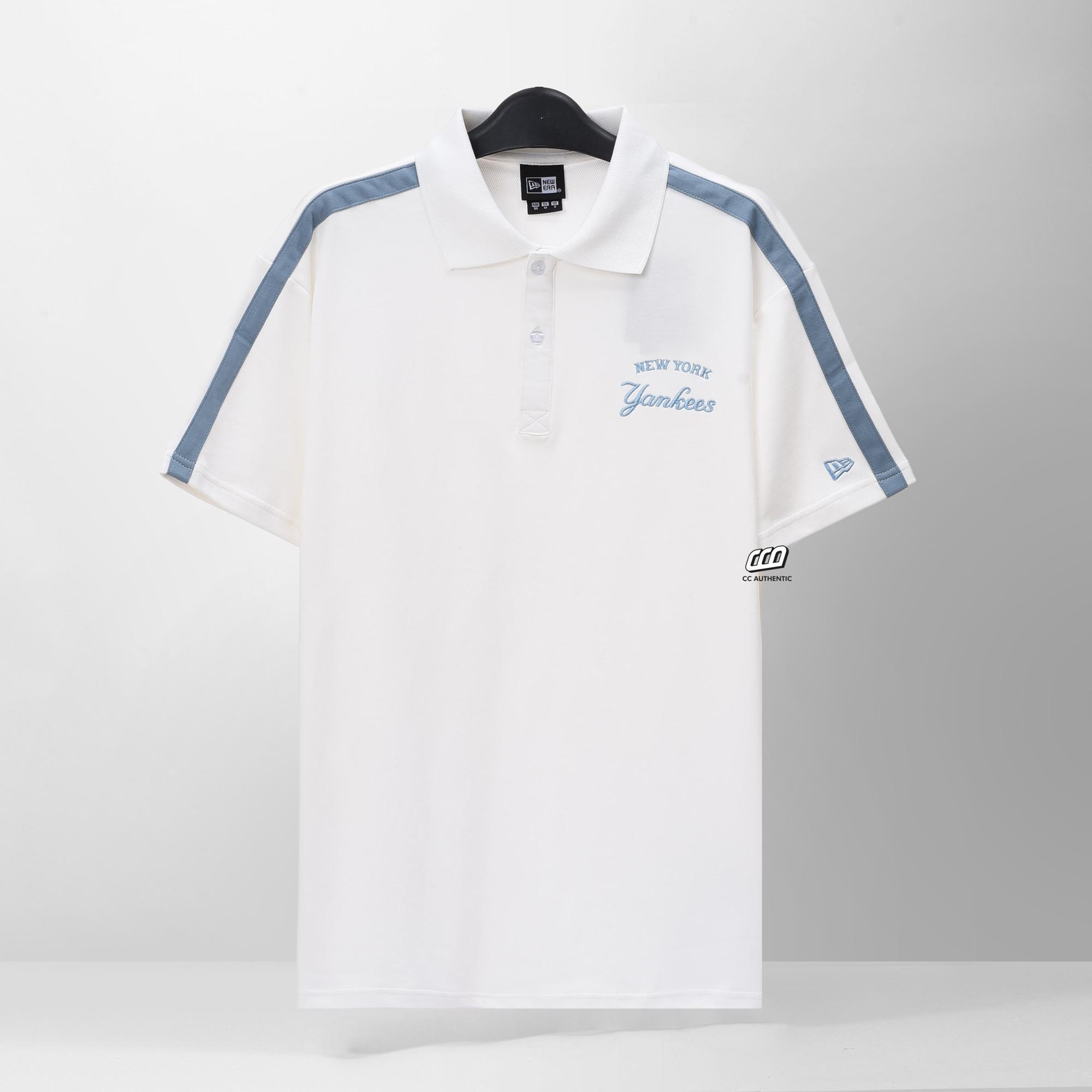 NEW ERA BASE YK POLO SHIRT - WHITE