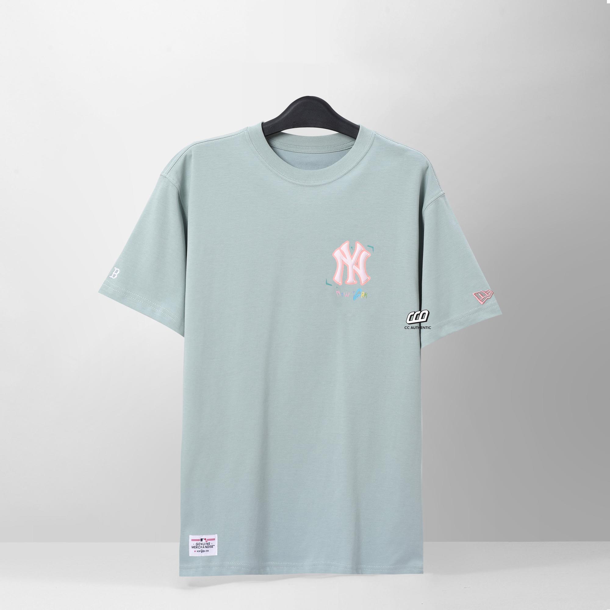 NEW ERA YEARNING T-SHIRT - MINT BLUE