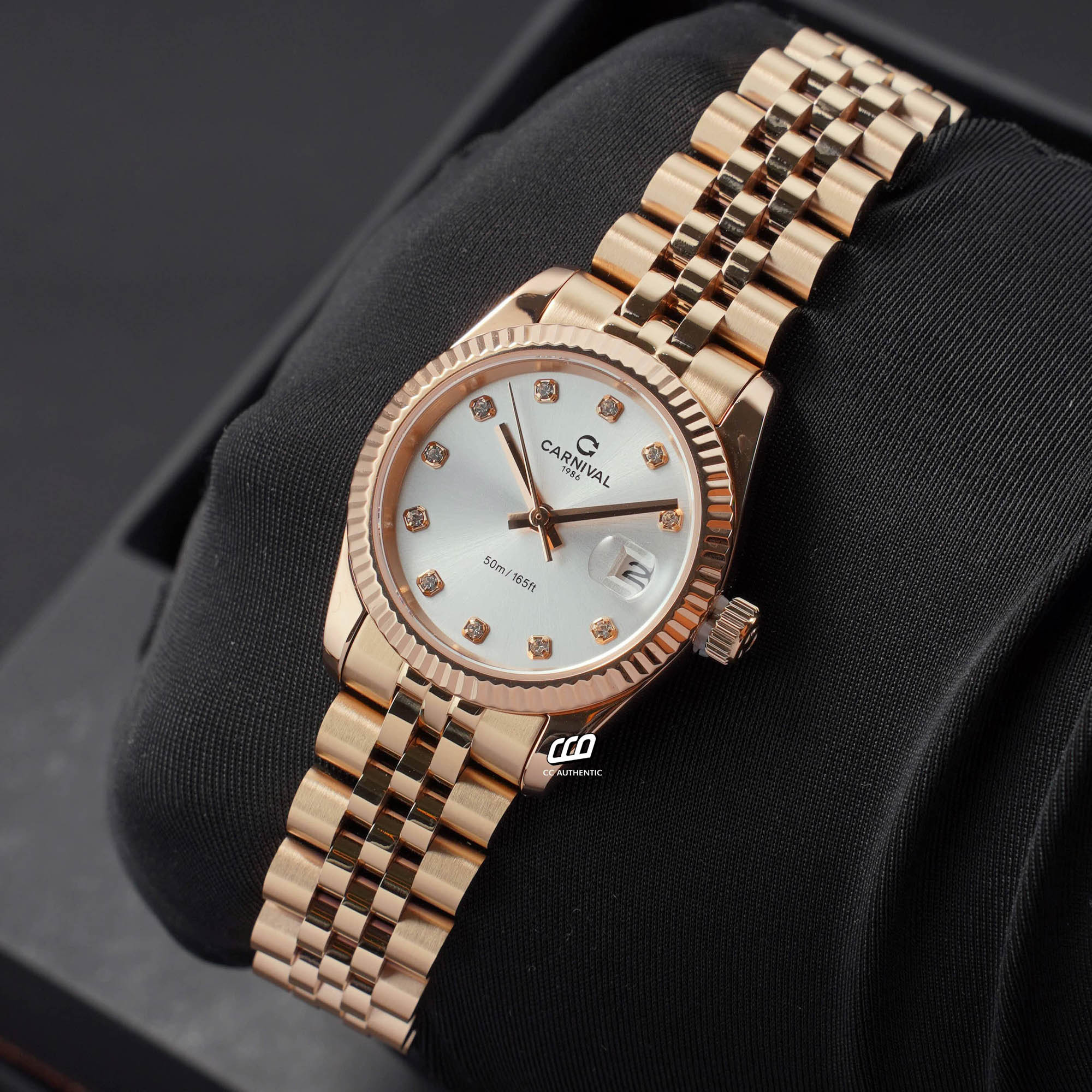 ĐỒNG HỒ NỮ CARNIVAL 8250L VH T QUAZT 32MM