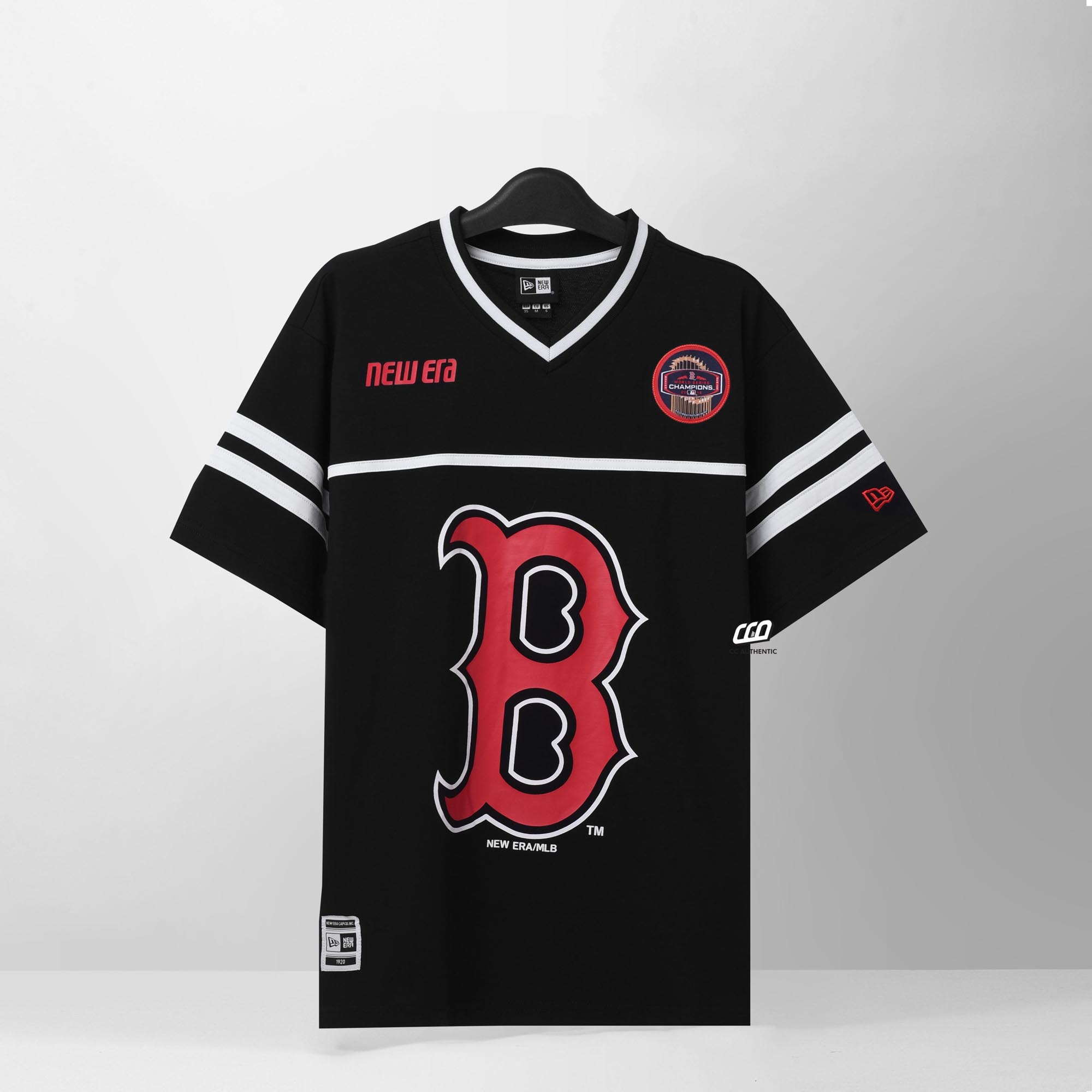 NEW ERA BOSTON OVERSIZE T-SHIRT - BLACK