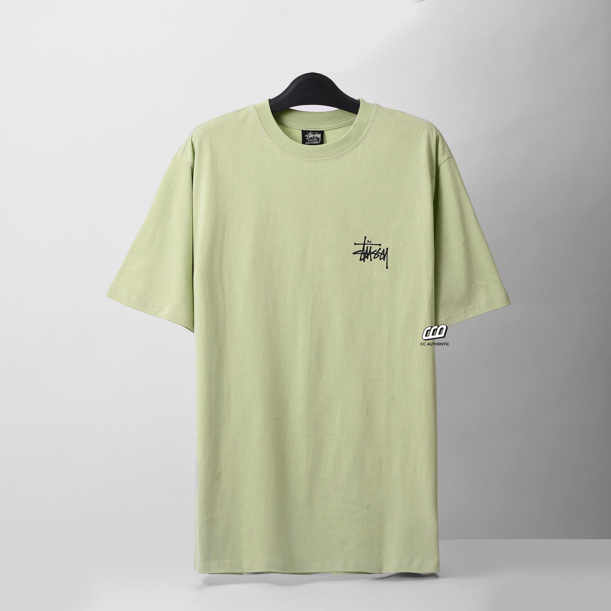 STUSSY BASIC TSHIRT - SAGE