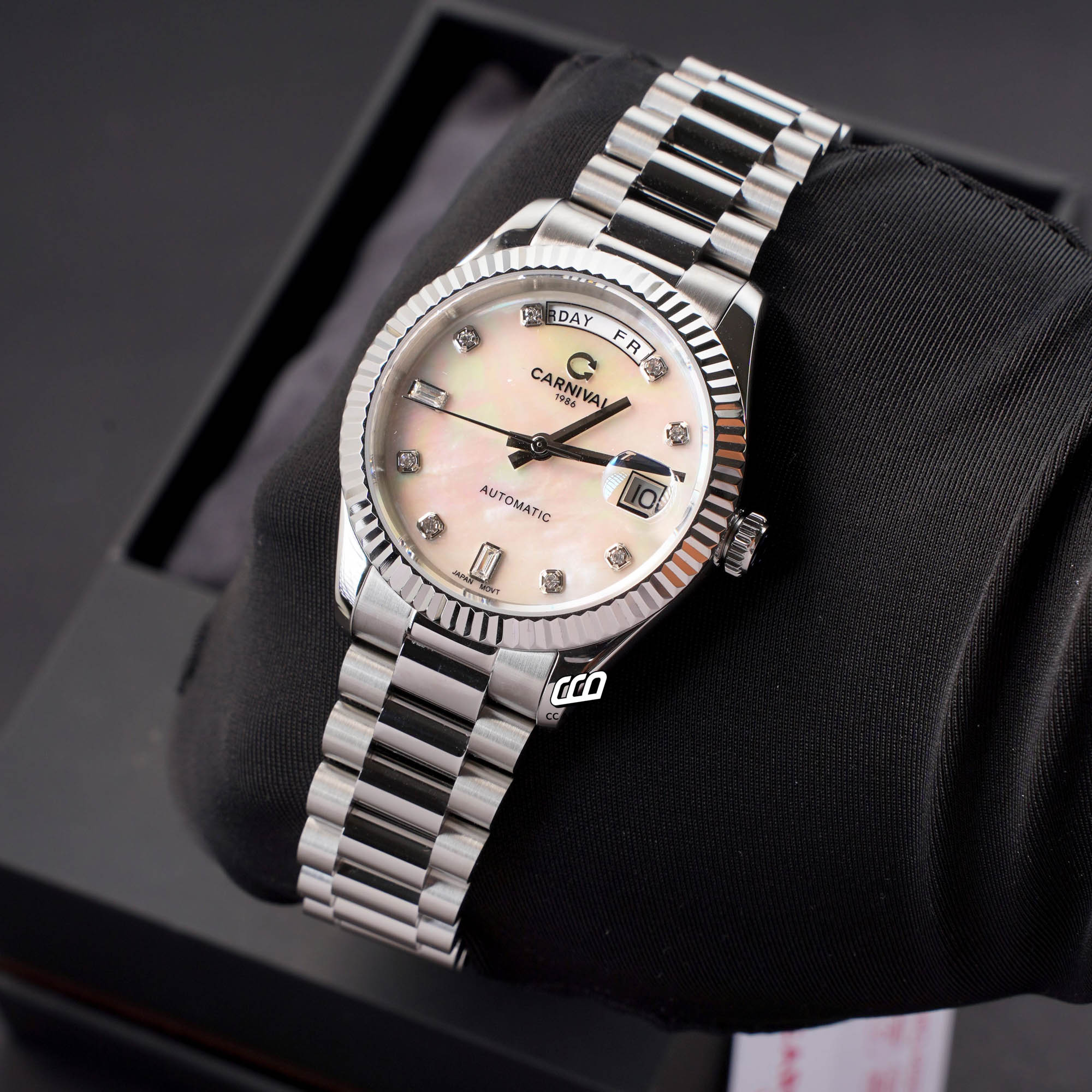 ĐỒNG HỒ NAM CARNIVAL 8239G VT TK AUTOMATIC 38MM