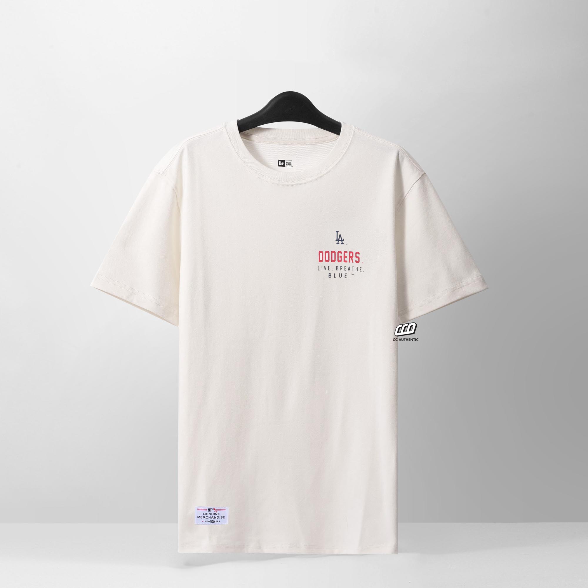 NEW ERA ARCH SLOGAN T-SHIRT - IVORY