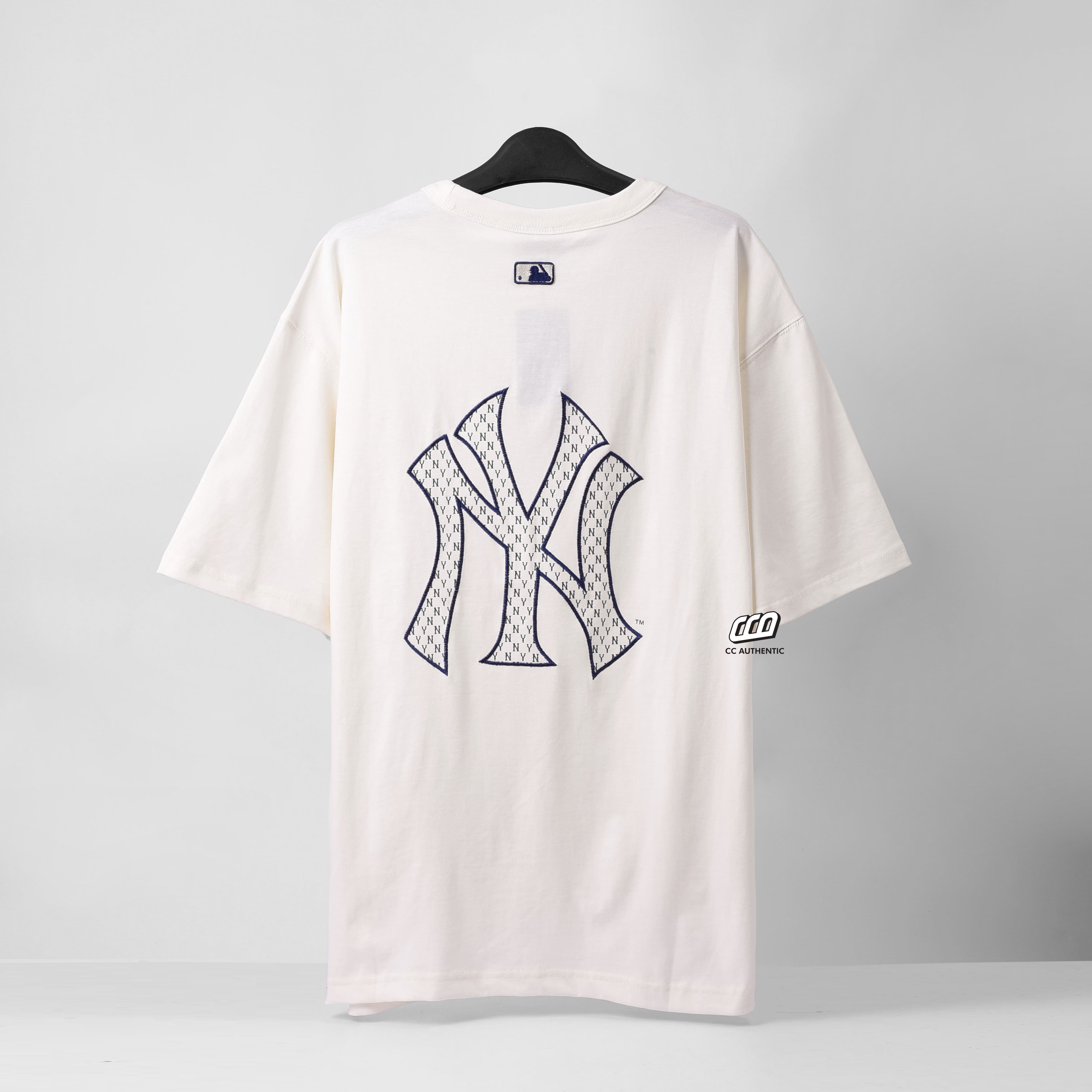 mlb monogram newyork yankees t-shirt - white