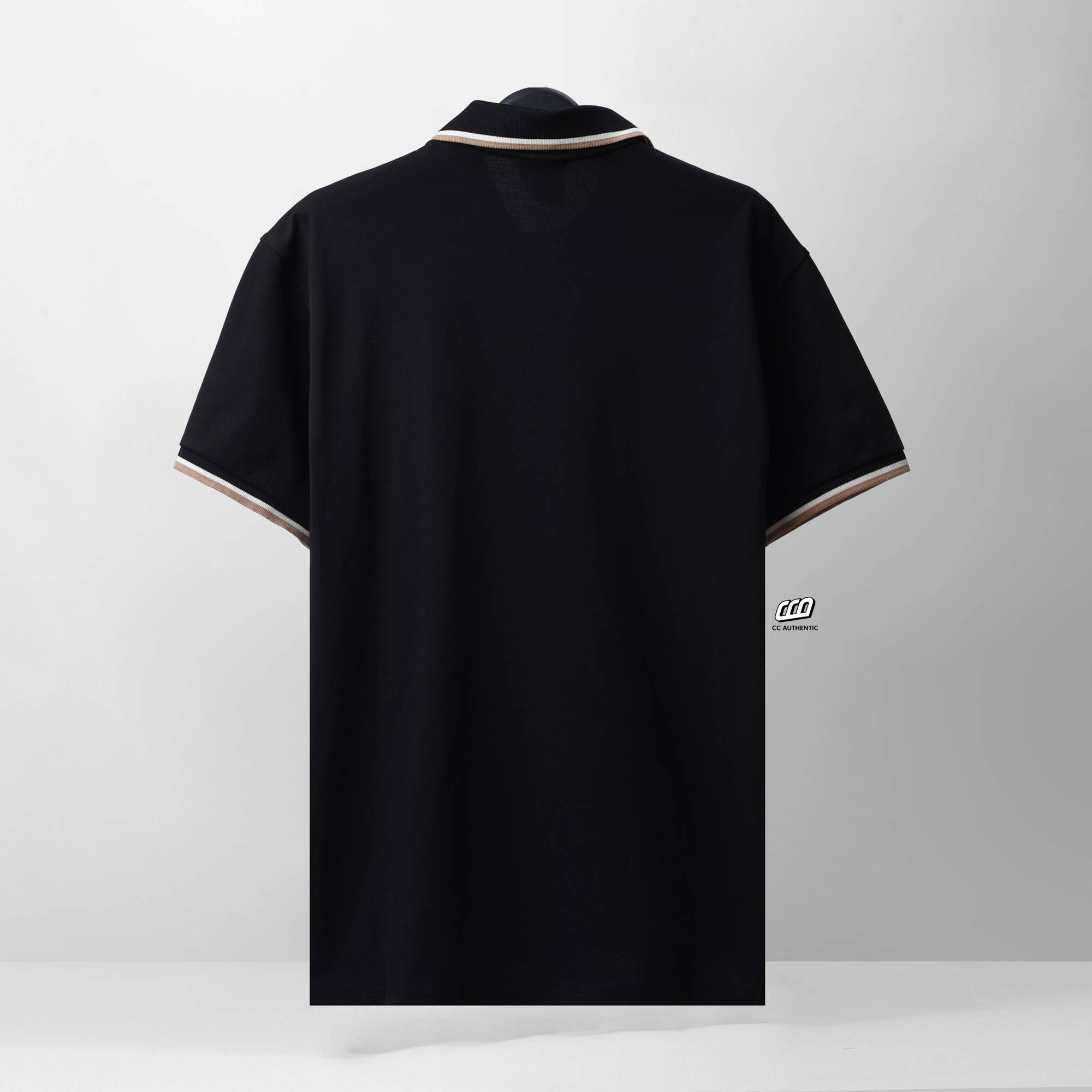 NEW ERA GOLDEN NY POLO SHIRT - BLACK