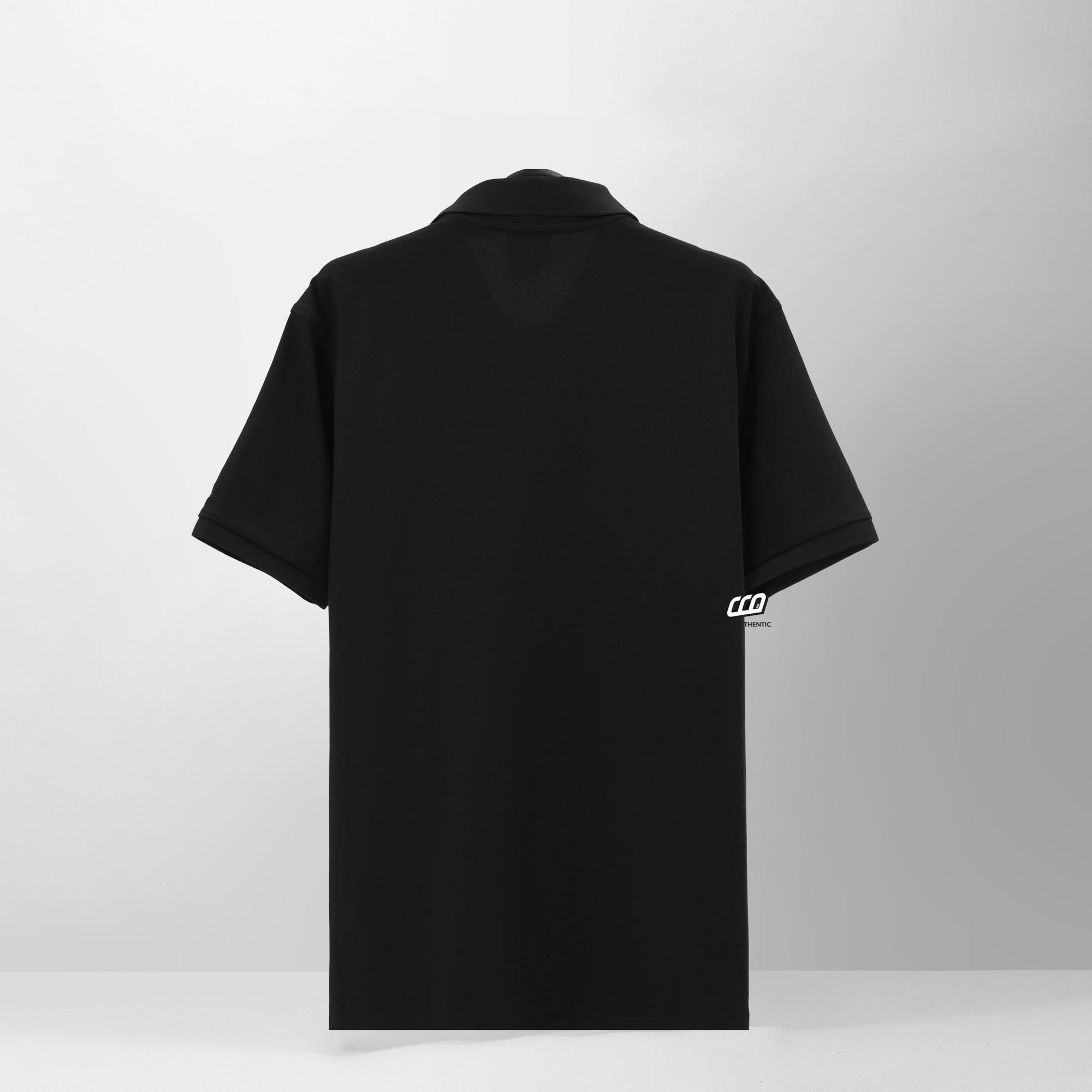 NEW ERA RED NYYK LOGO POLO SHIRT - BLACK