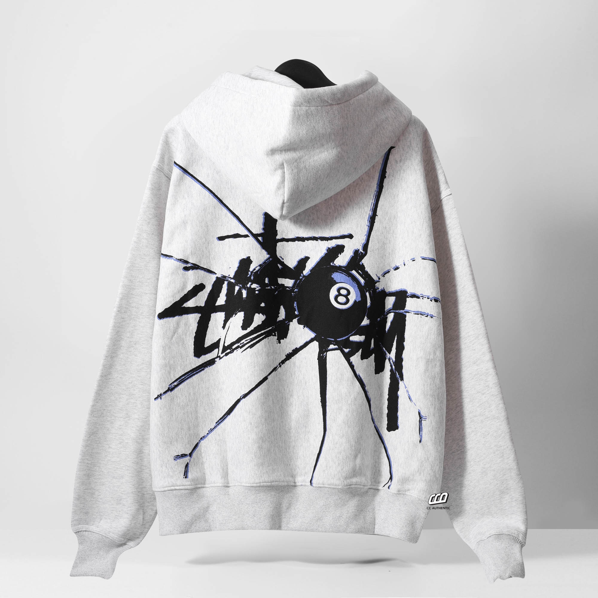 Shattered zip discount hoodie stussy