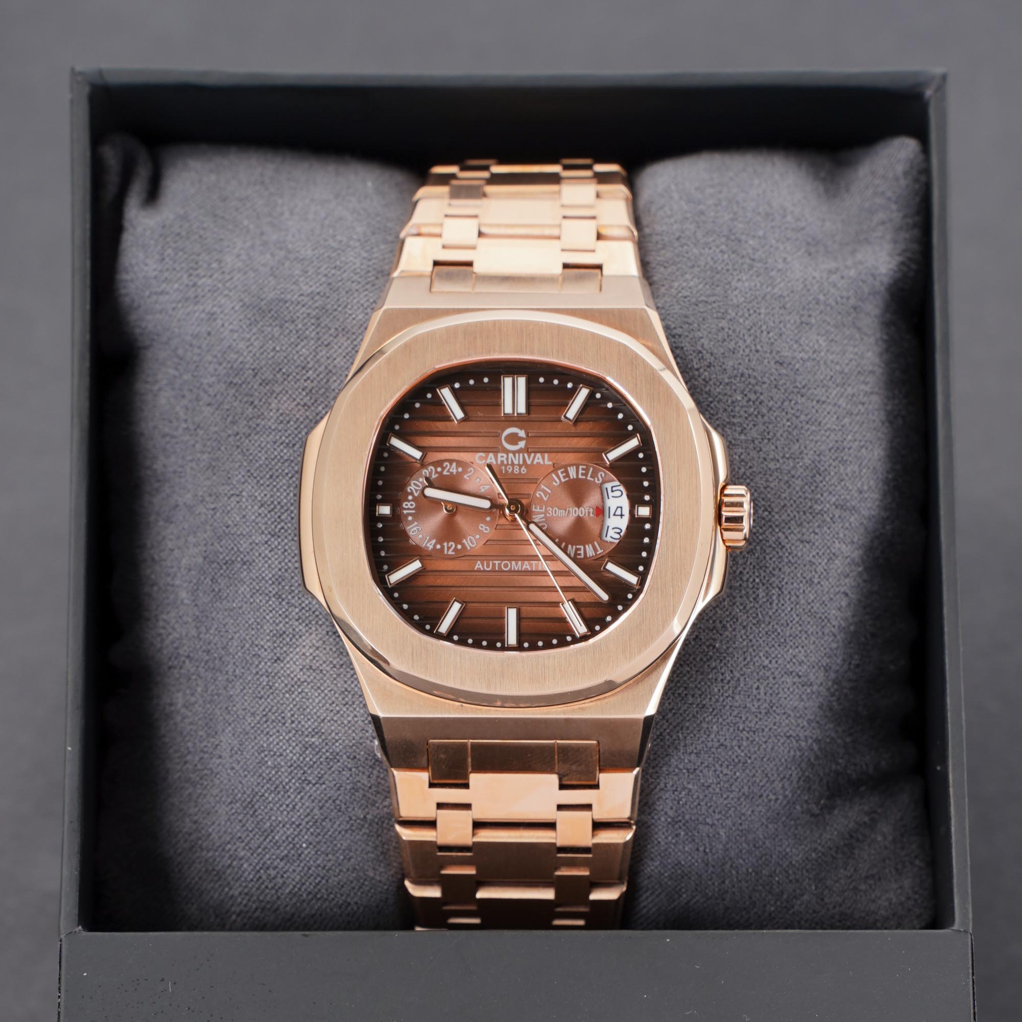 ĐỒNG HỒ NAM CARNIVAL 8158G VH N AUTOMATIC 41MM