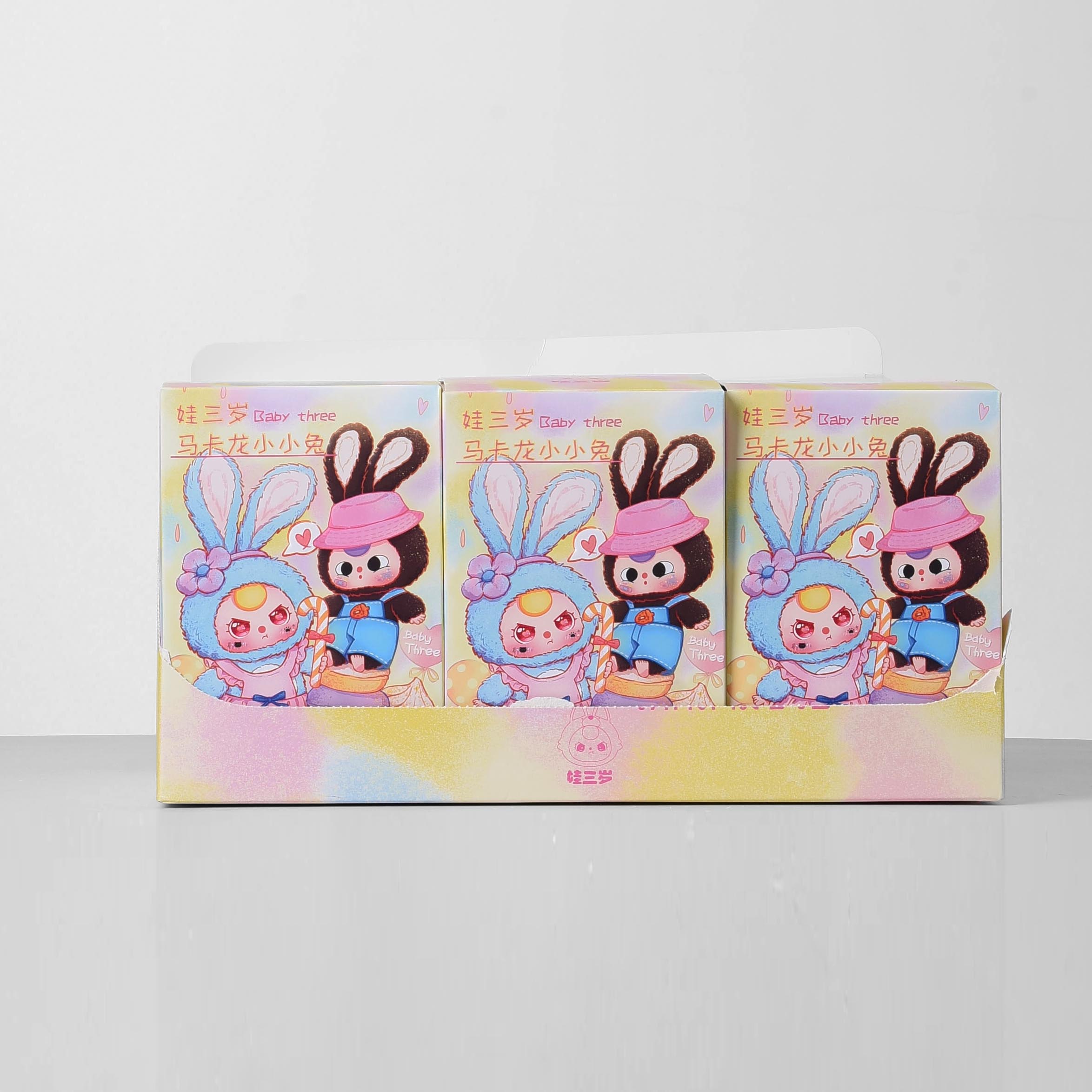 [ FULL SET 6 BOX ] BLINDBOX BABY THREE MACAROON