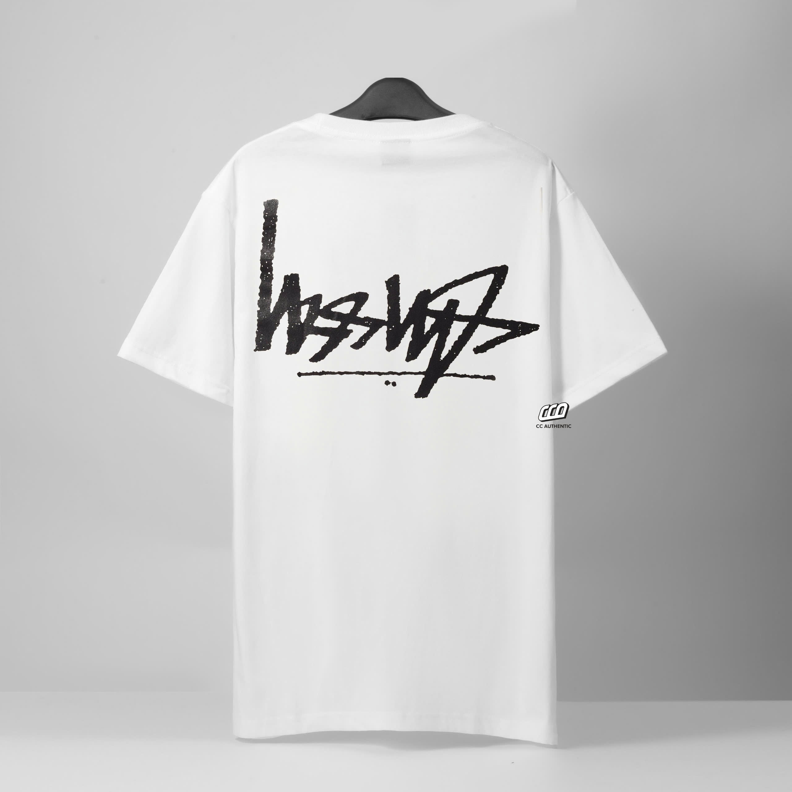 STUSSY FLIPPED T-SHIRT - WHITE