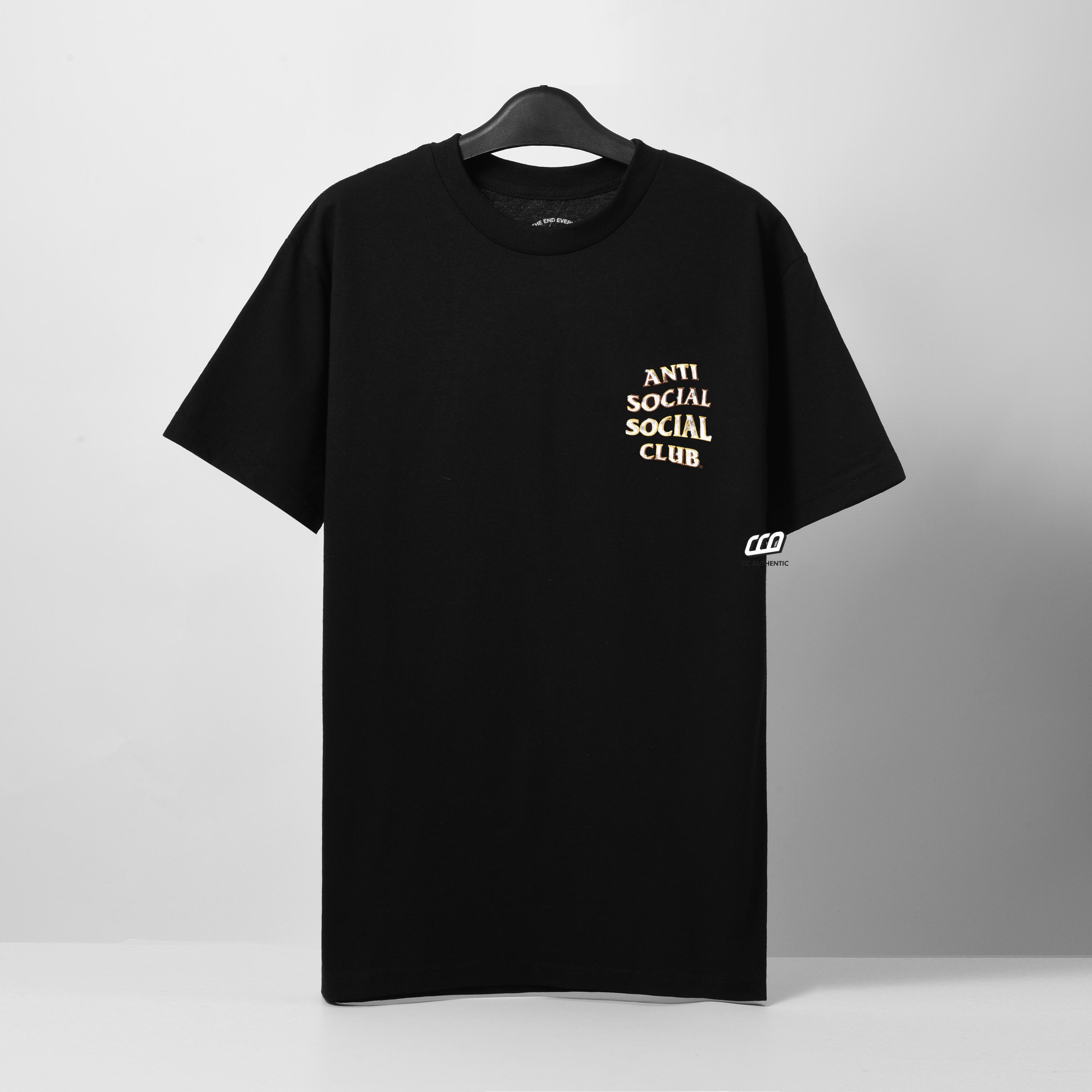 assc golden t-shirt - black