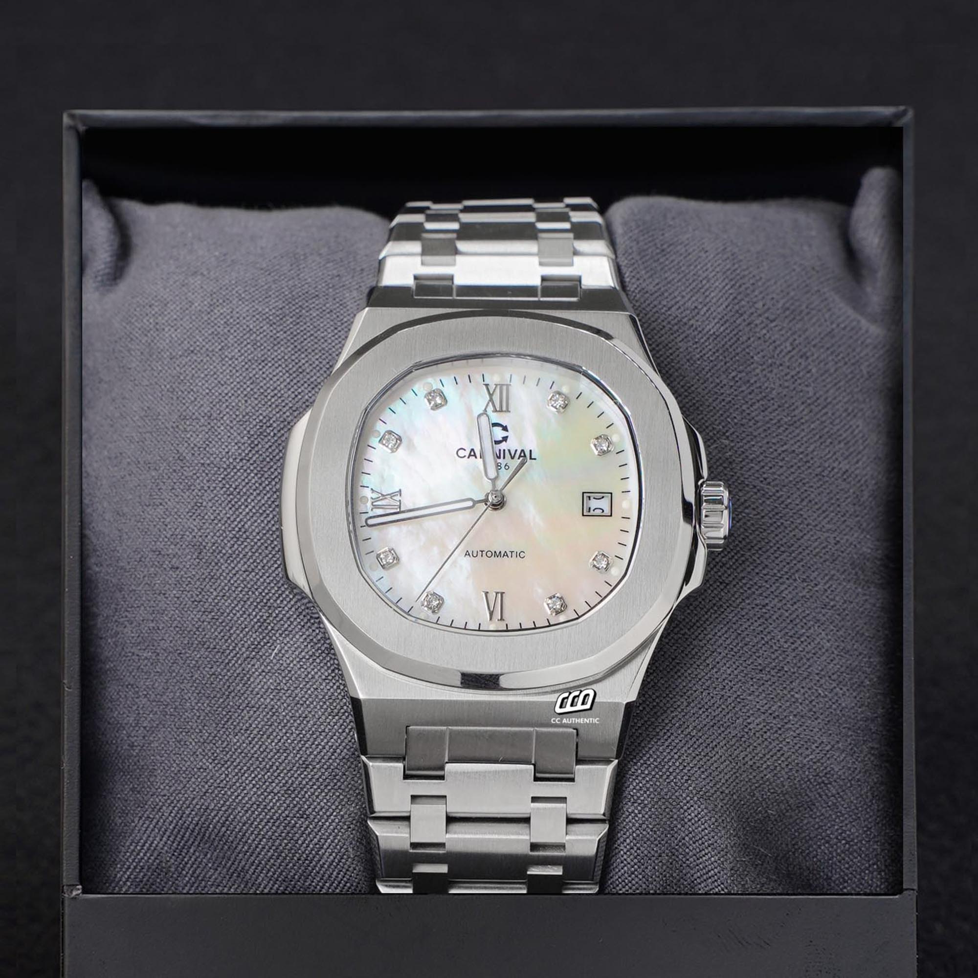 ĐỒNG HỒ NAM CARNIVAL 8160G VT TK AUTOMATIC 41MM