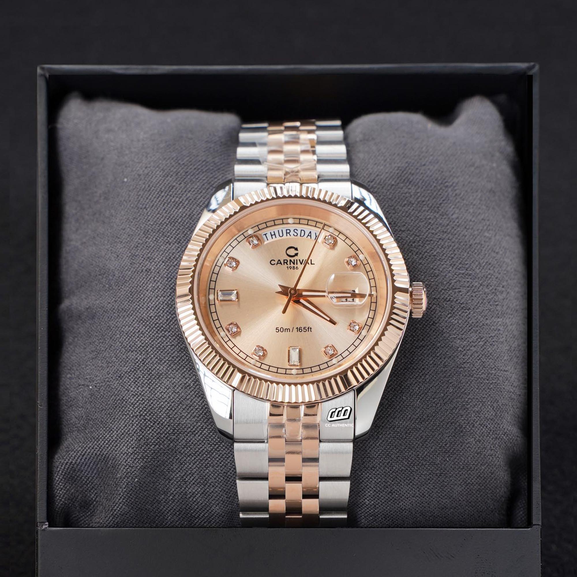 ĐỒNG HỒ NAM CARNIVAL 8190G CH NN QUAZT 40MM