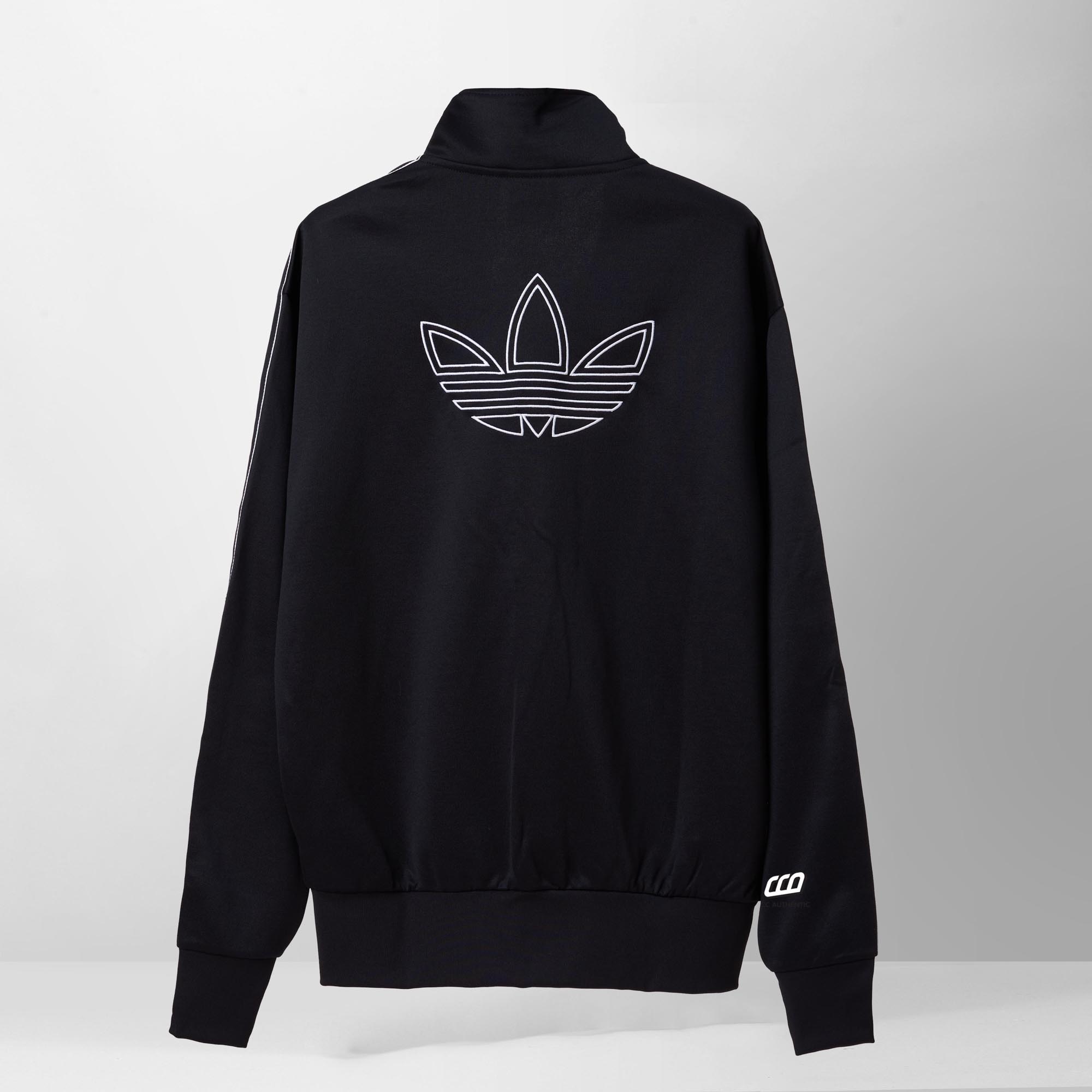 ADIDAS OUTLINED JACKET - BLACK