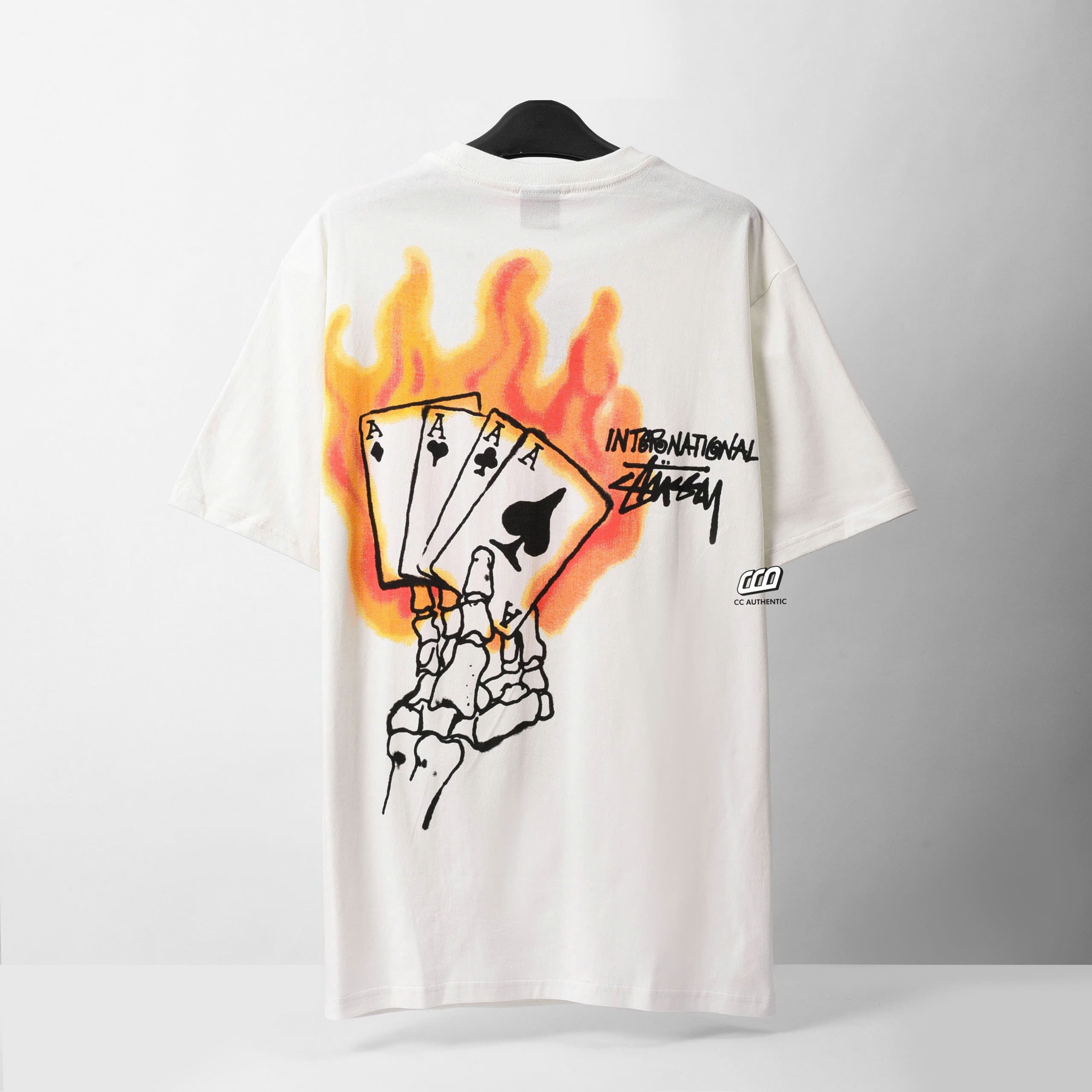 STUSSY EM N WEEP T-SHIRT - NATURAL