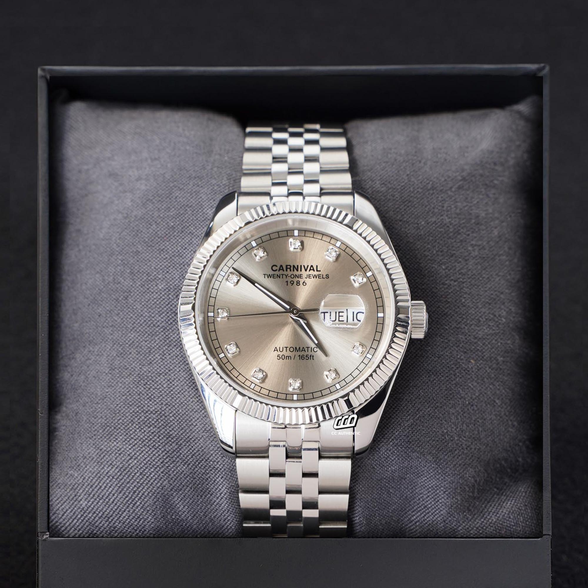 ĐỒNG HỒ NAM CARNIVAL 8131G VT TX AUTOMATIC 41MM